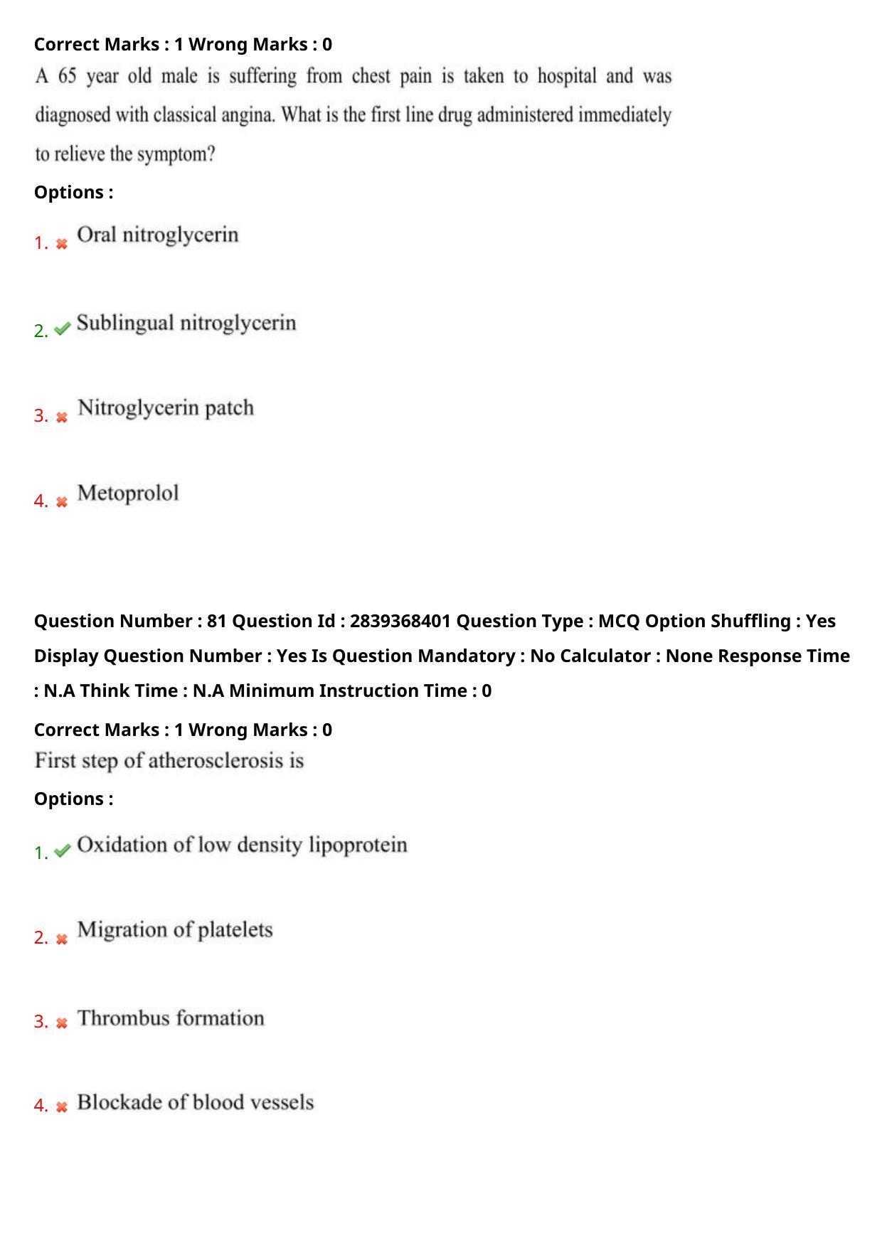 TS PGECET 2023: PY-PHARMACY Question Papers - Page 44