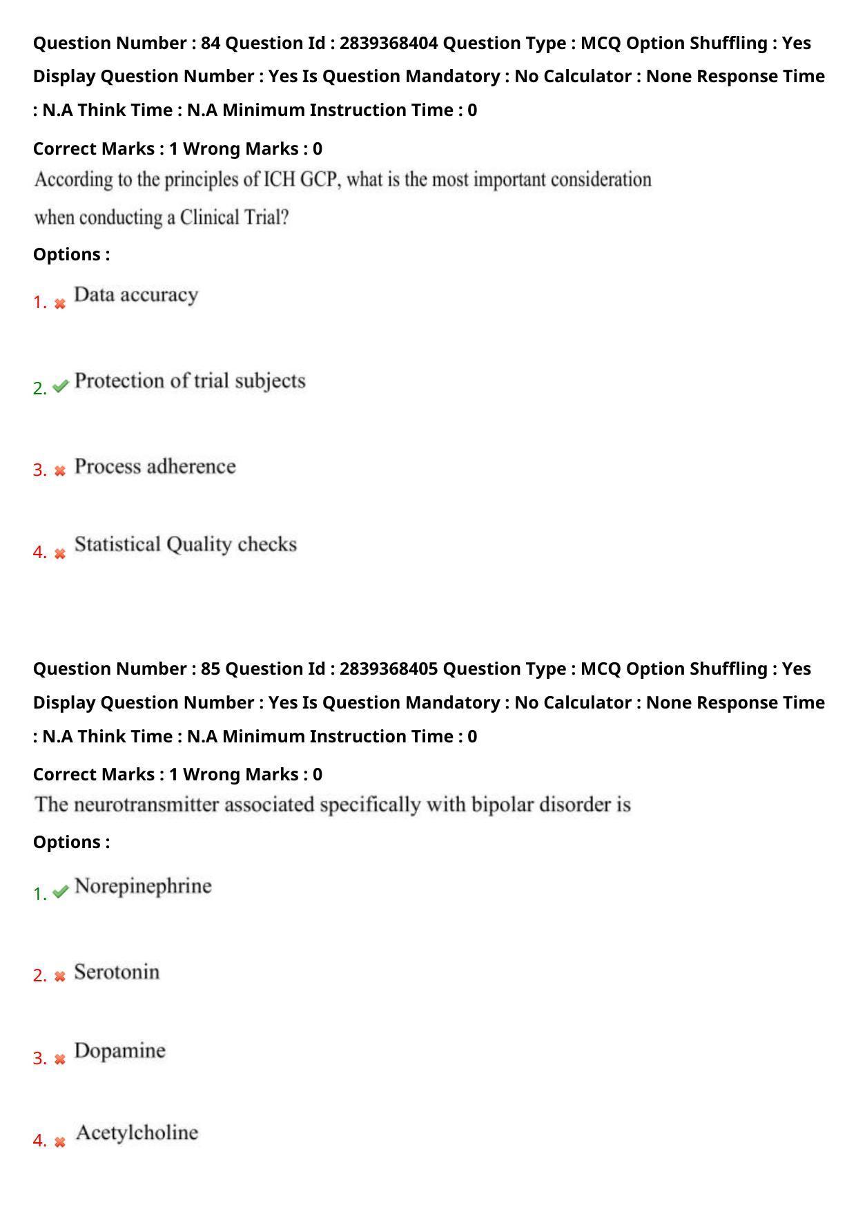 TS PGECET 2023: PY-PHARMACY Question Papers - Page 46