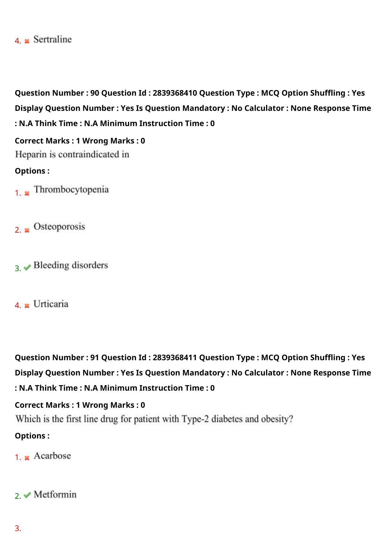 TS PGECET 2023: PY-PHARMACY Question Papers - Page 49
