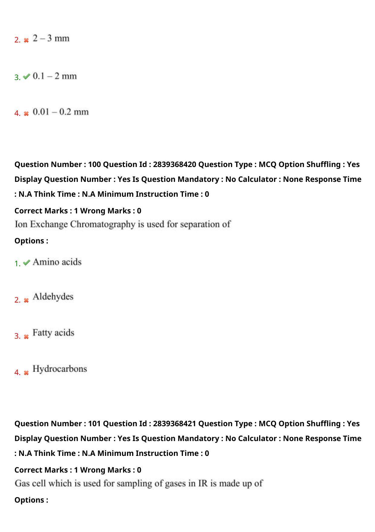 TS PGECET 2023: PY-PHARMACY Question Papers - Page 54