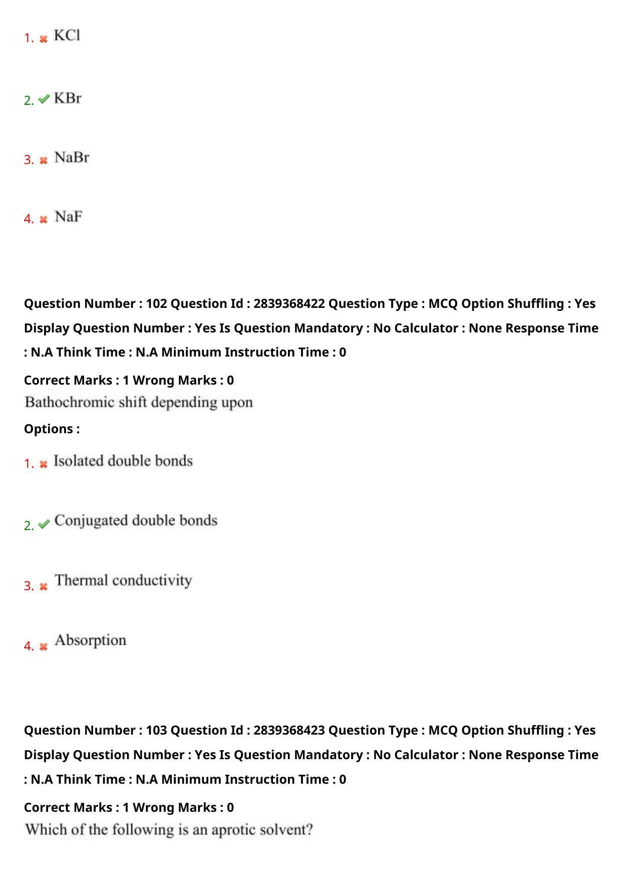 TS PGECET 2023: PY-PHARMACY Question Papers - Page 55