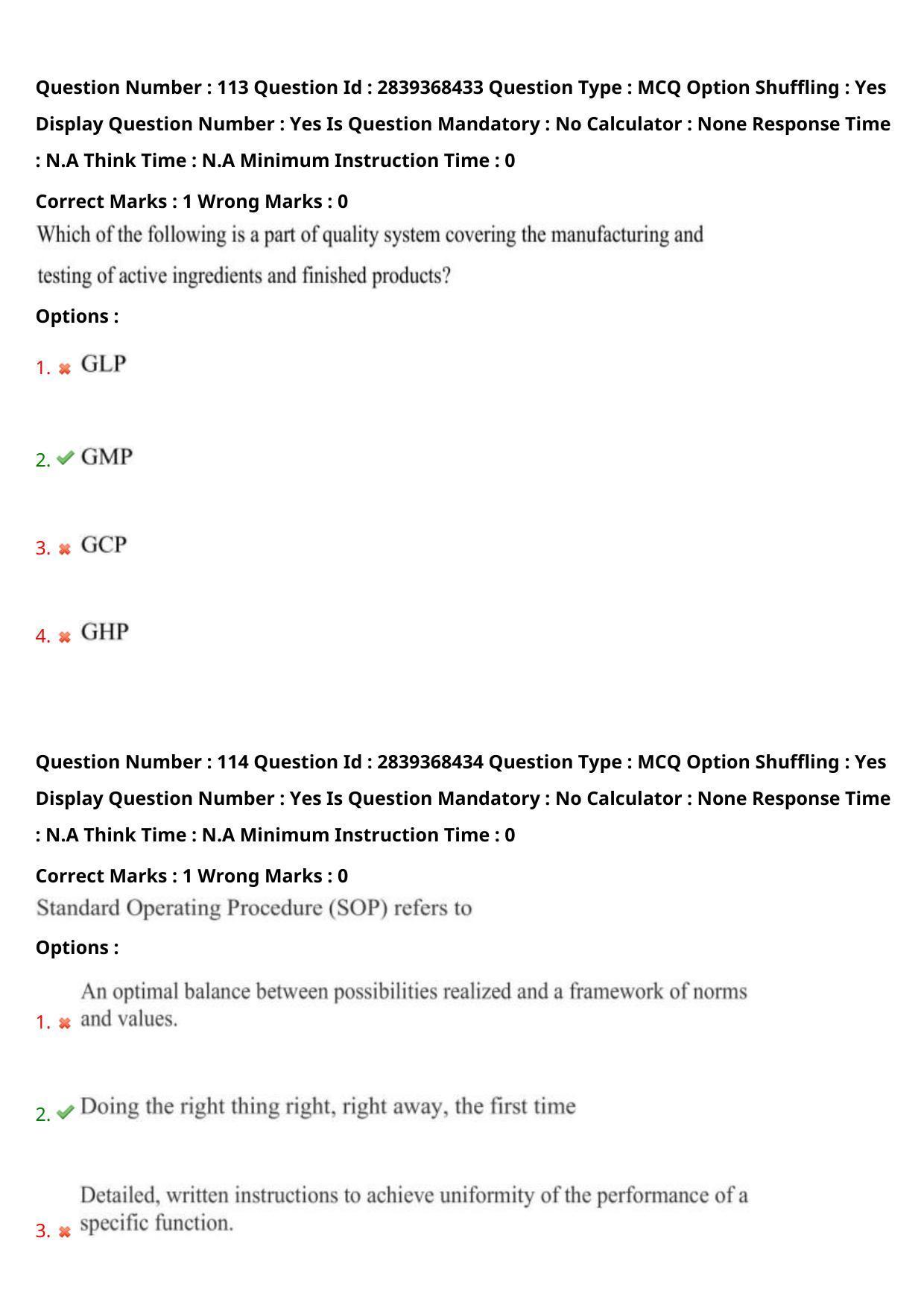 TS PGECET 2023: PY-PHARMACY Question Papers - Page 61
