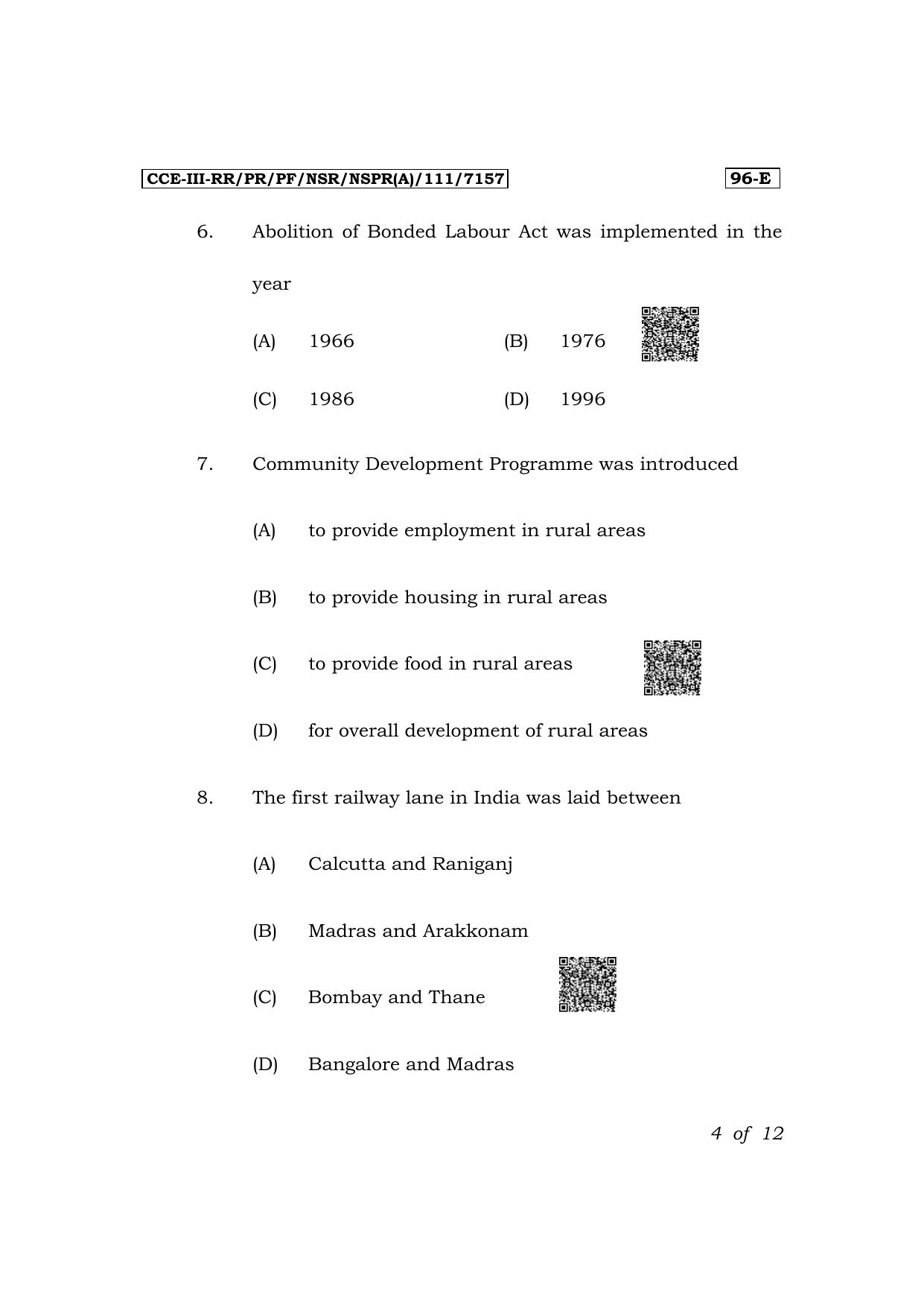 Karnataka SSLC Economics (English Medium) Exam 3 Question Paper 2024 (A Version) - Page 4