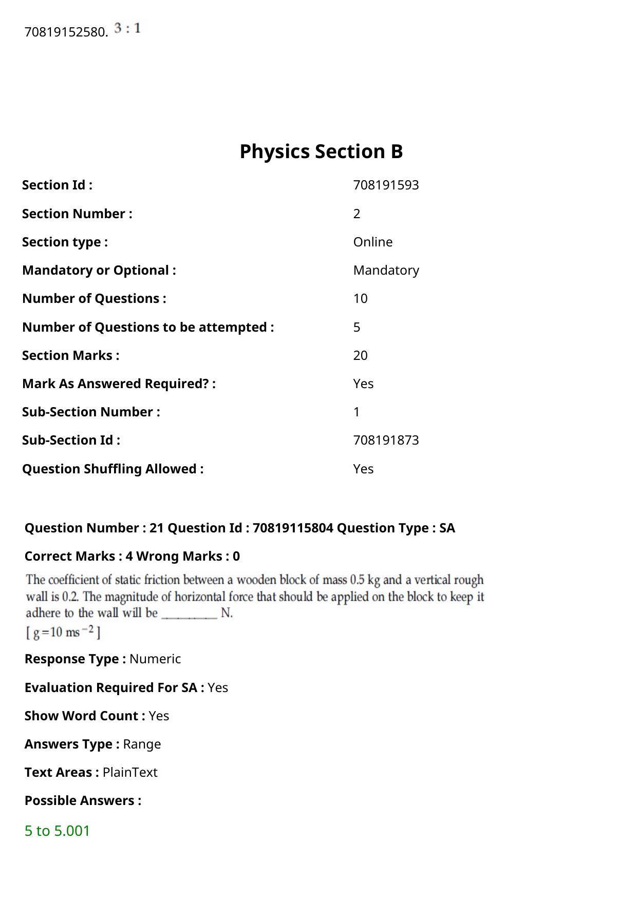 JEE Mains 2021: BTech Malayalam (Shift 1) 24-02-2021 Question Paper - Page 28