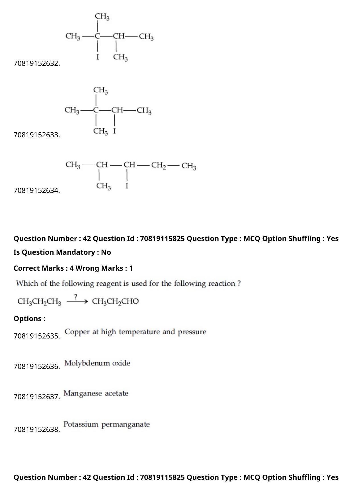 JEE Mains 2021: BTech Malayalam (Shift 1) 24-02-2021 Question Paper - Page 50