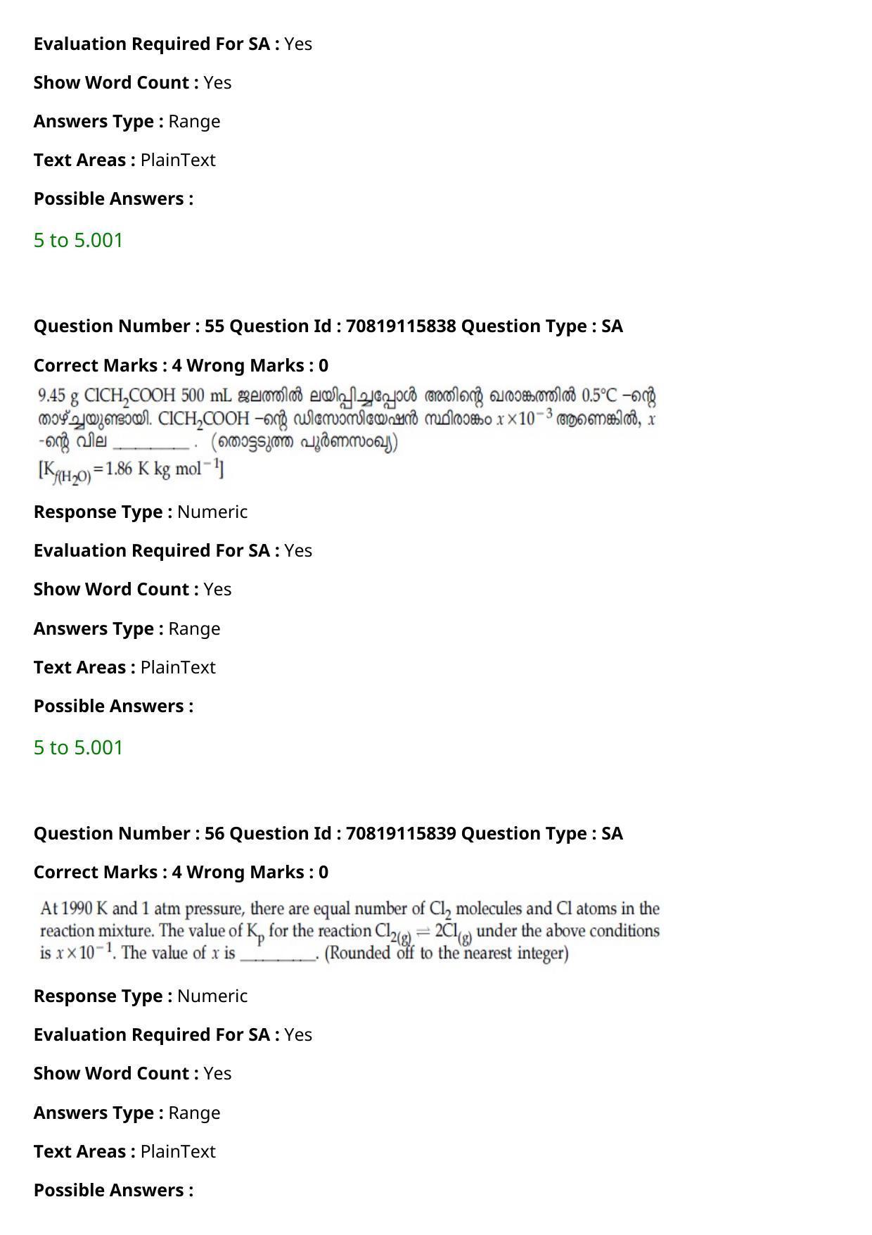 JEE Mains 2021: BTech Malayalam (Shift 1) 24-02-2021 Question Paper - Page 67