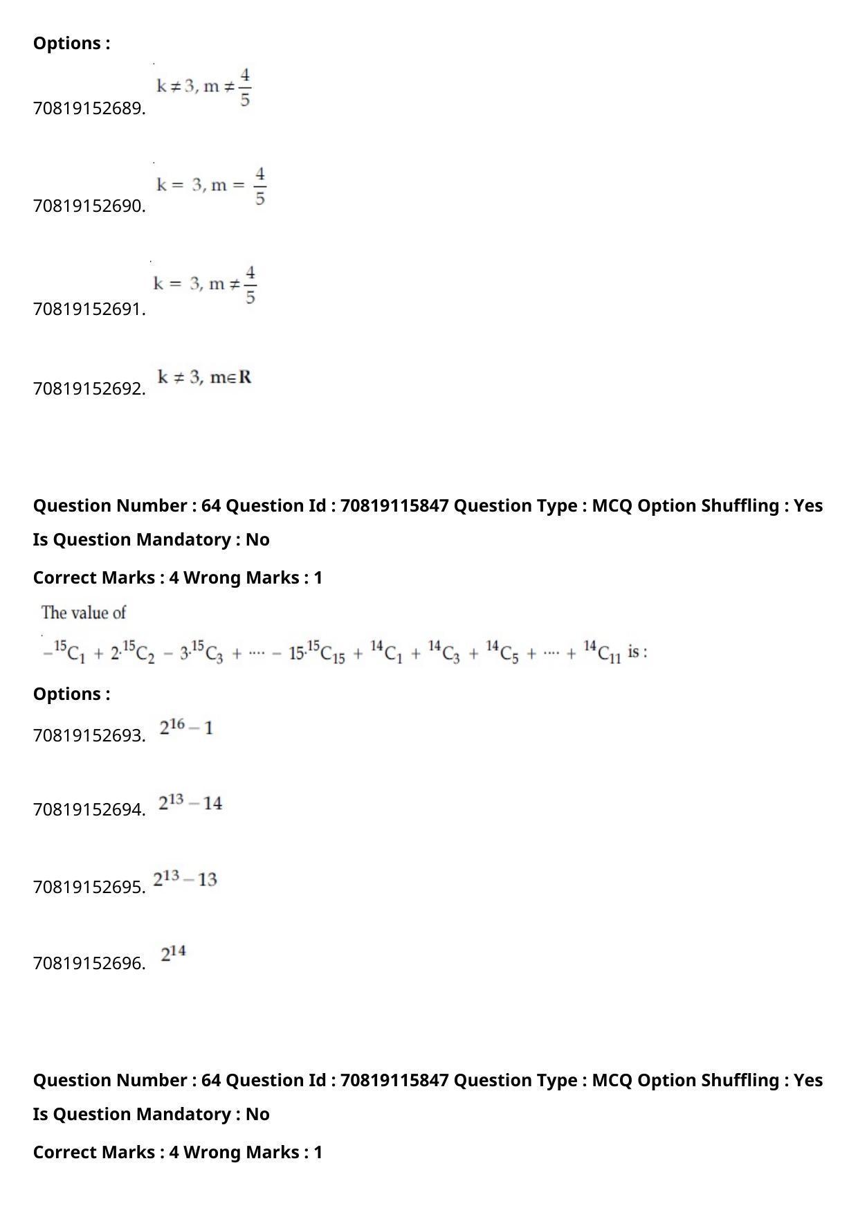 JEE Mains 2021: BTech Malayalam (Shift 1) 24-02-2021 Question Paper - Page 76