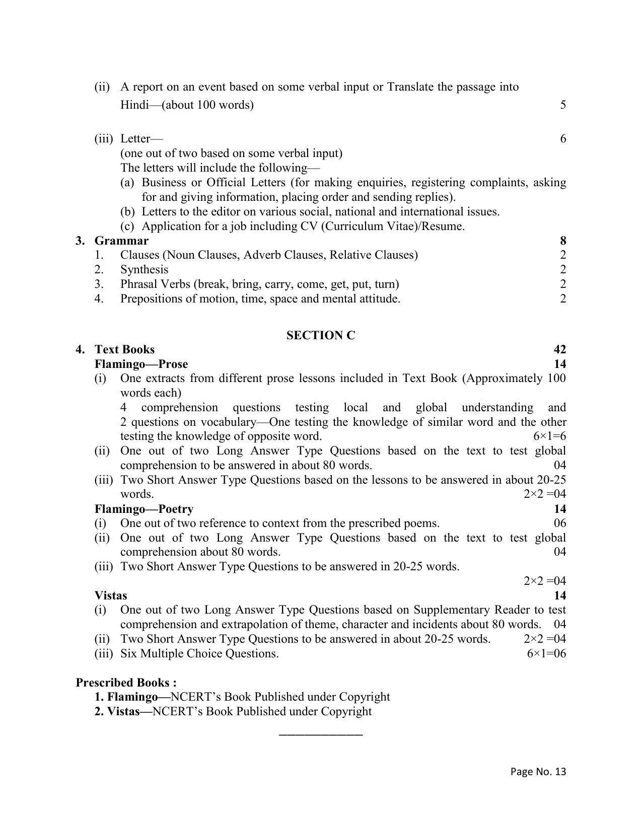 RBSE Class 12 Complete Syllabus 2023 - Page 13