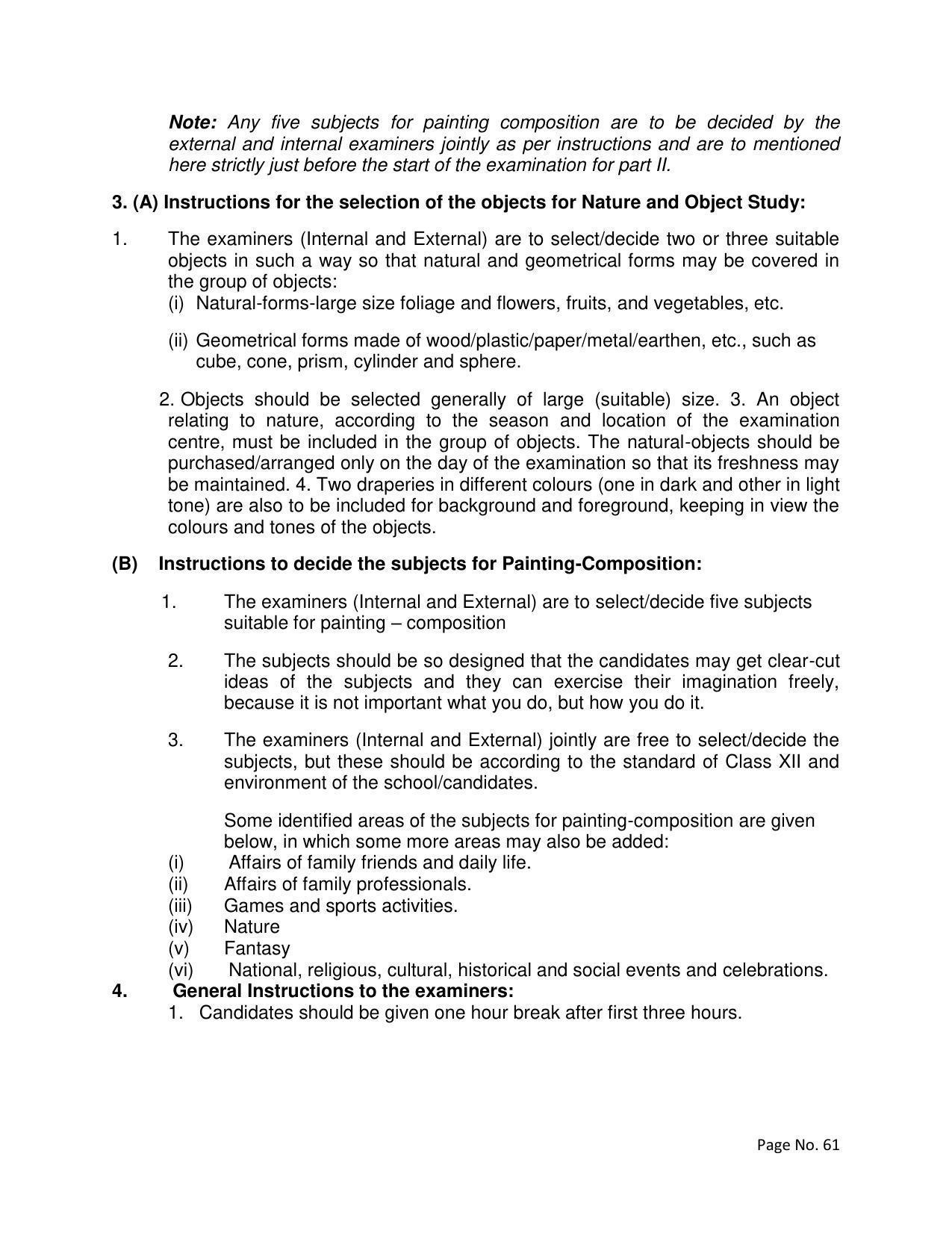 RBSE Class 12 Complete Syllabus 2023 - Page 61