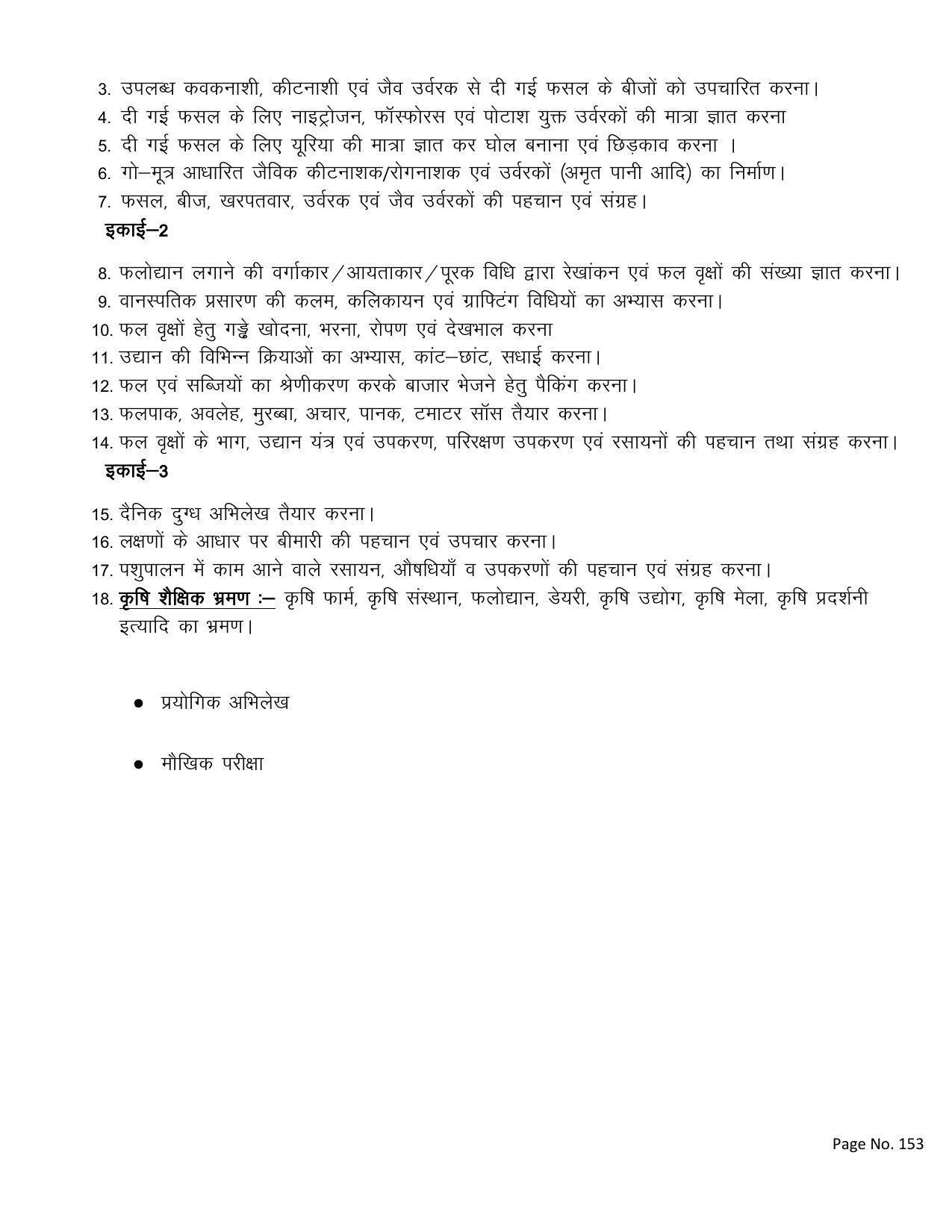 RBSE Class 12 Complete Syllabus 2023 - Page 153