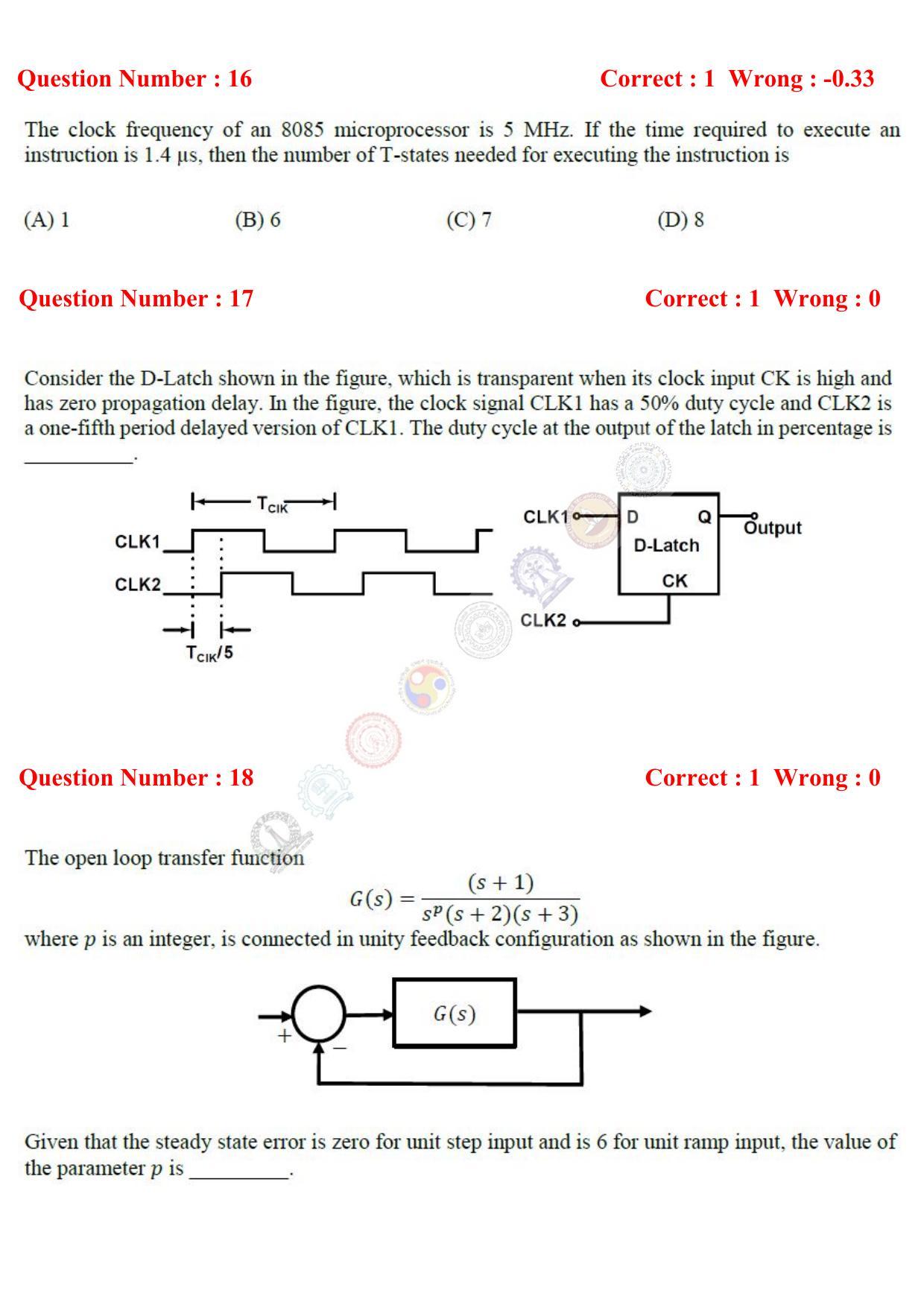 GATE 2017 Electronics and Communication Engineering (EC) Question Paper with Answer Key - Page 8