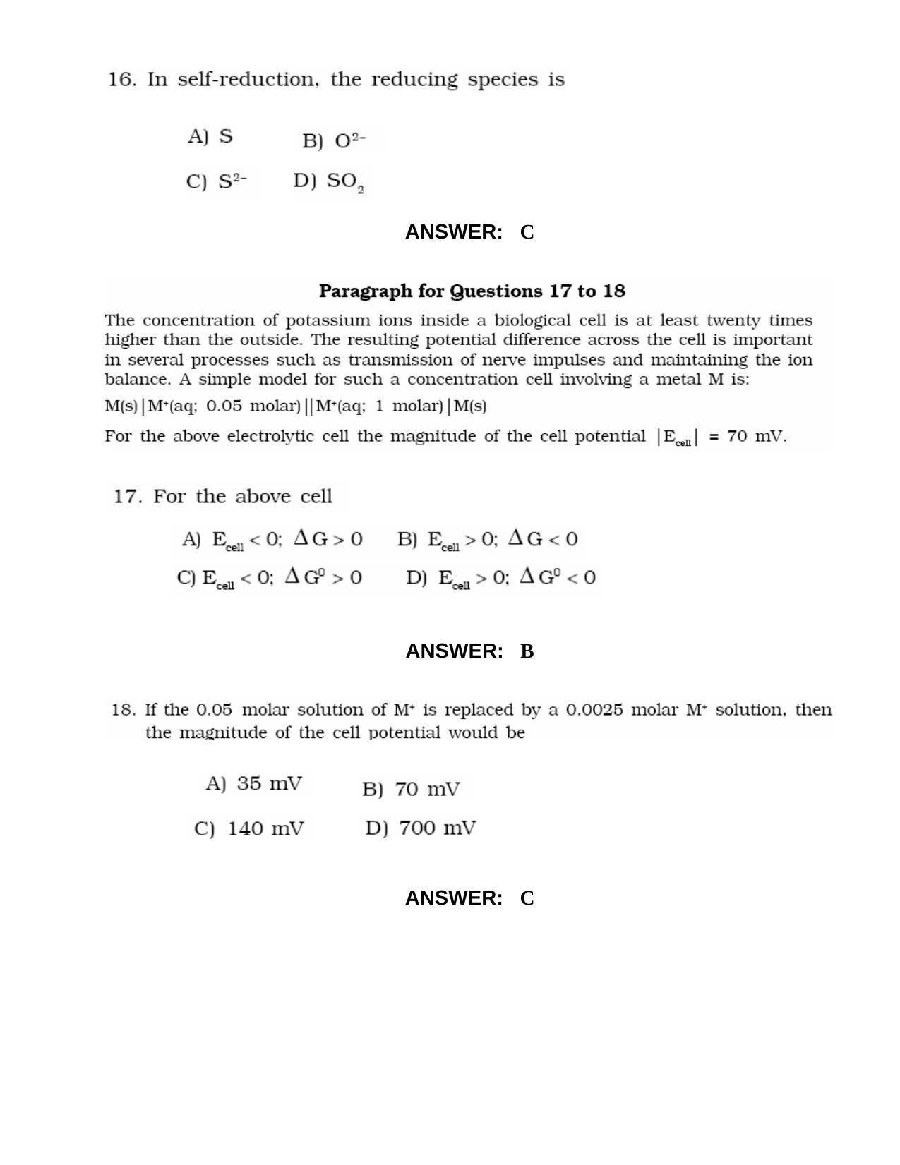 JEE 2010 Paper I Question Paper - Page 6