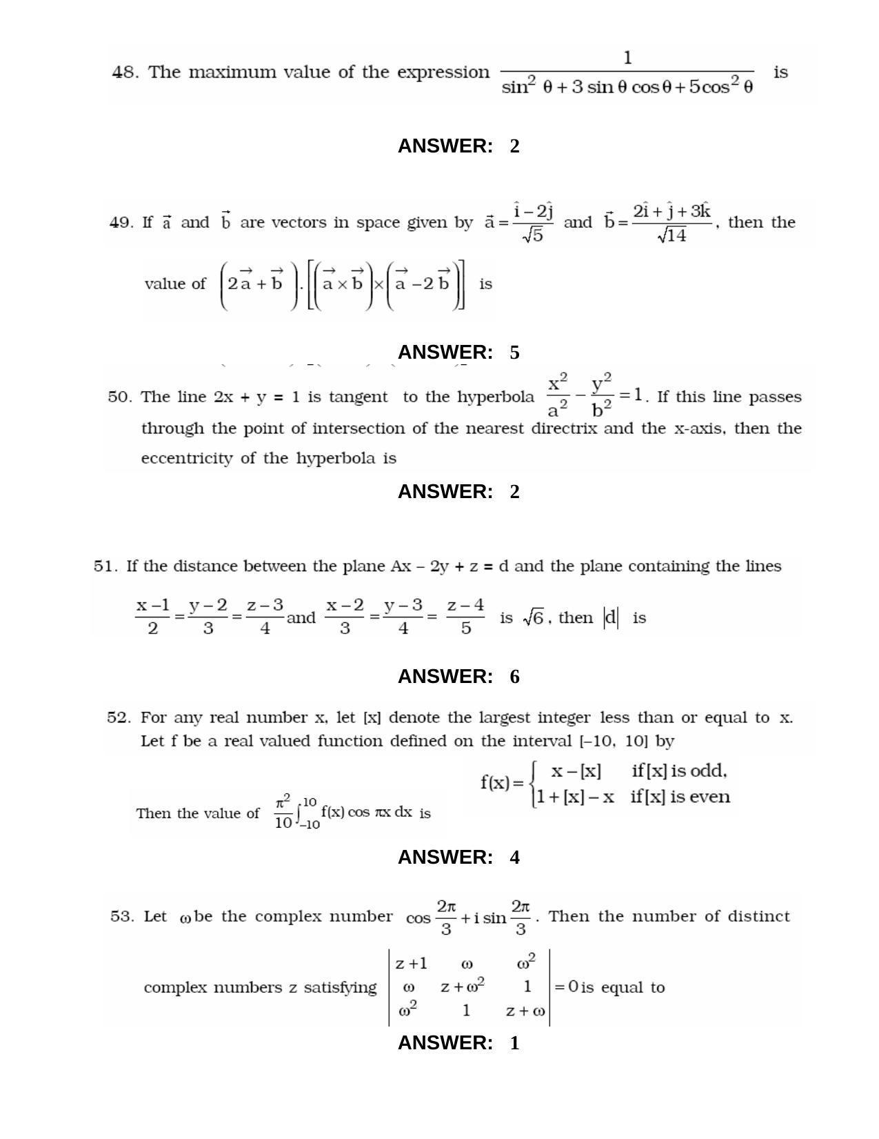 JEE 2010 Paper I Question Paper - Page 14