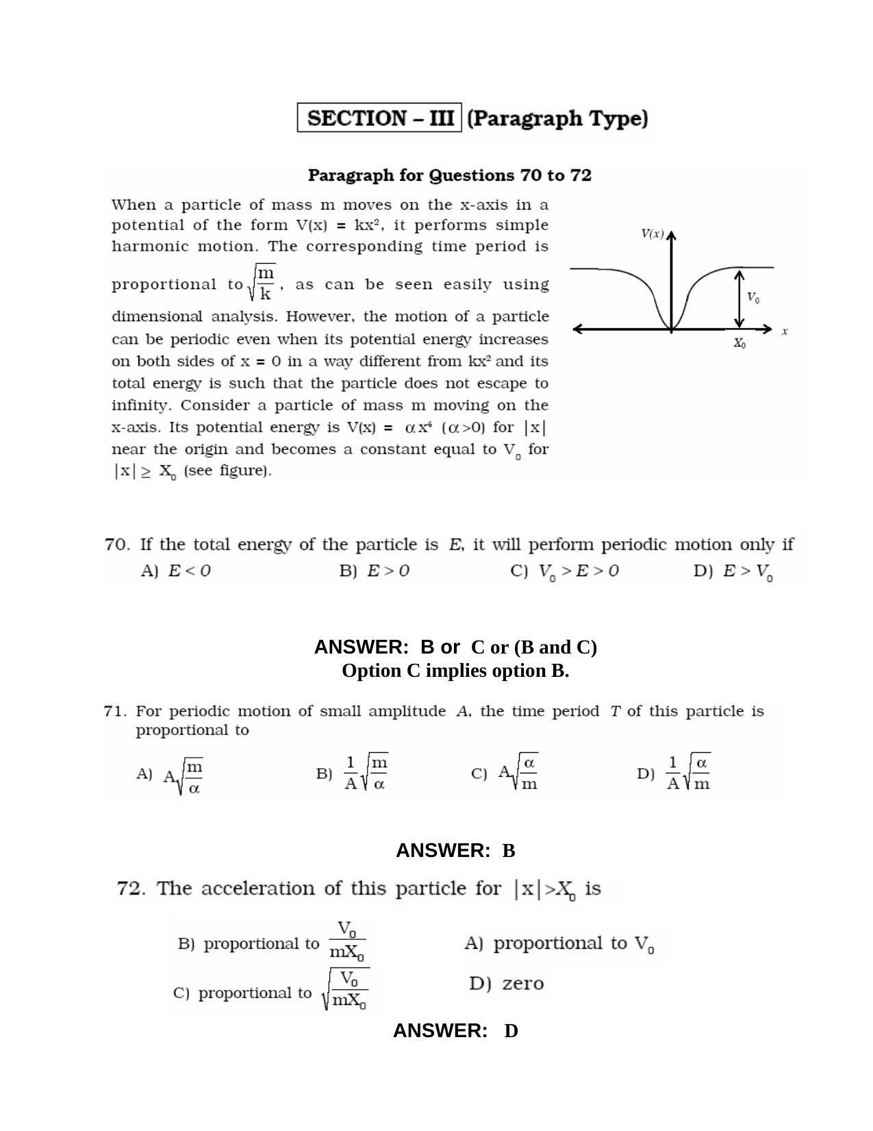 JEE 2010 Paper I Question Paper - Page 21