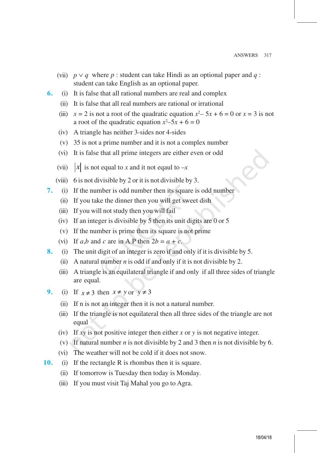 NCERT Exemplar Class 11: Mathematics Answers - Page 15