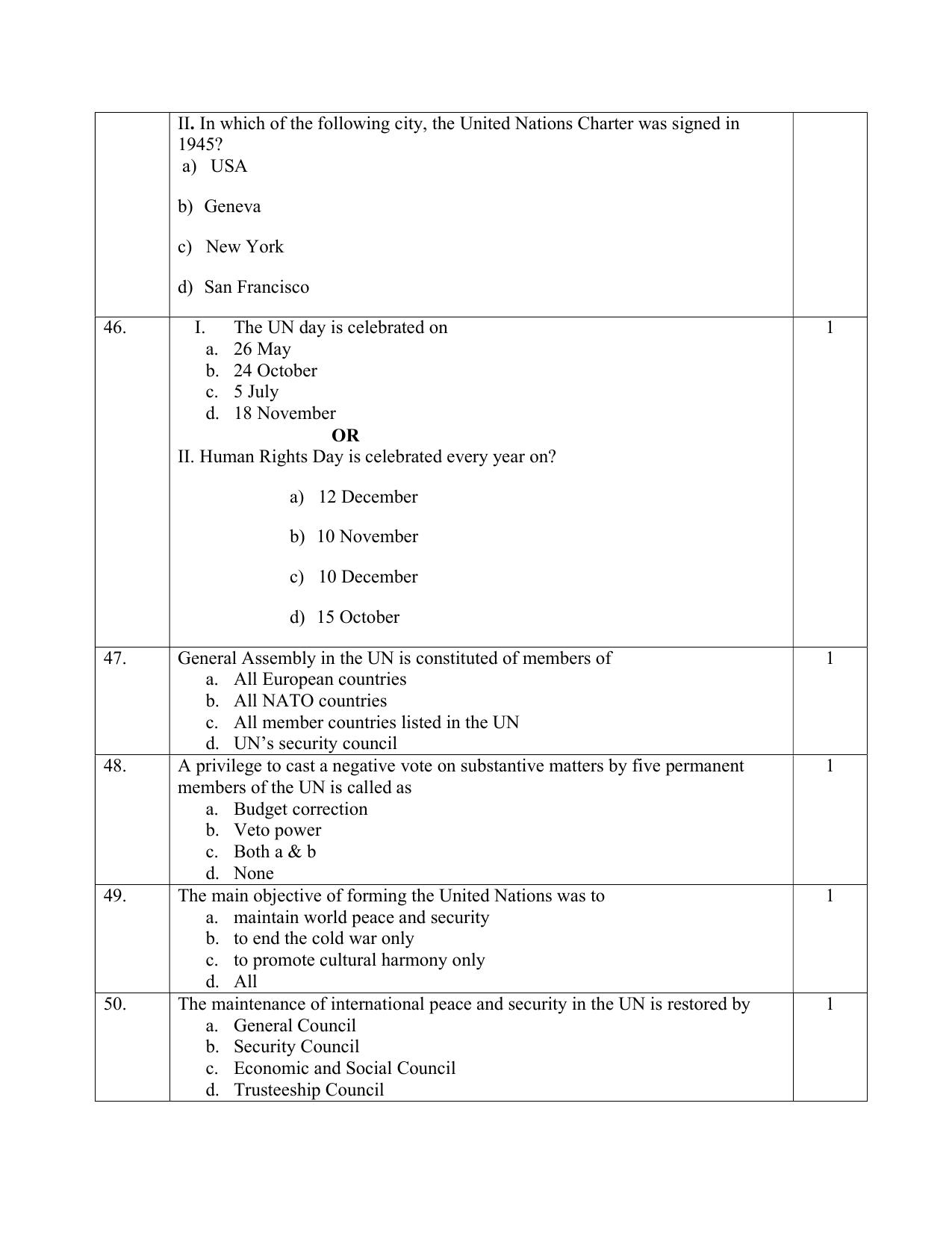 NIOS Class 12 Political Science Sample Paper - Page 8