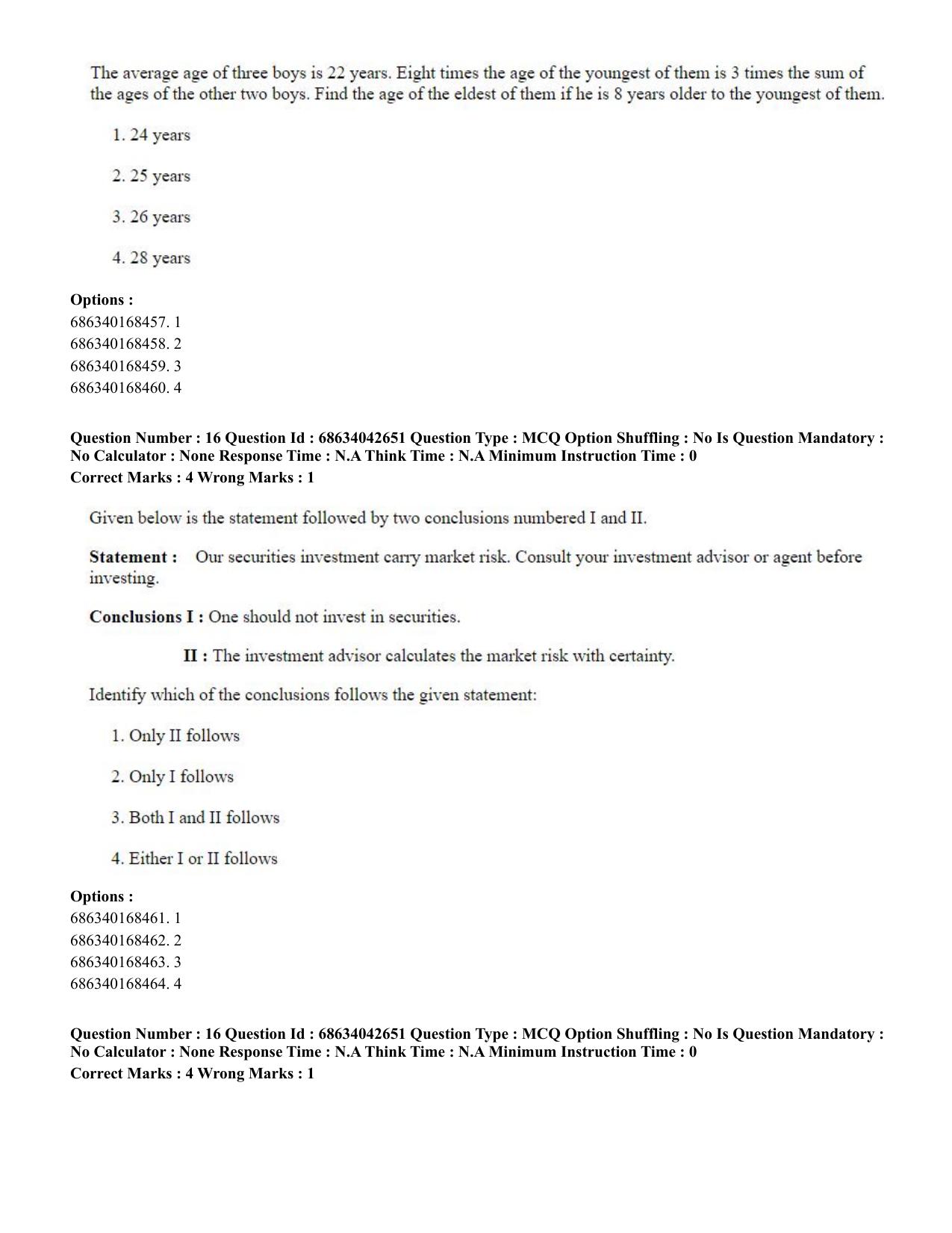 CUET PG 2023: MPT/Master in Respiratory Theory (MRT) (Eng) Shift 3 (30-06-2023) Question Paper - Page 15