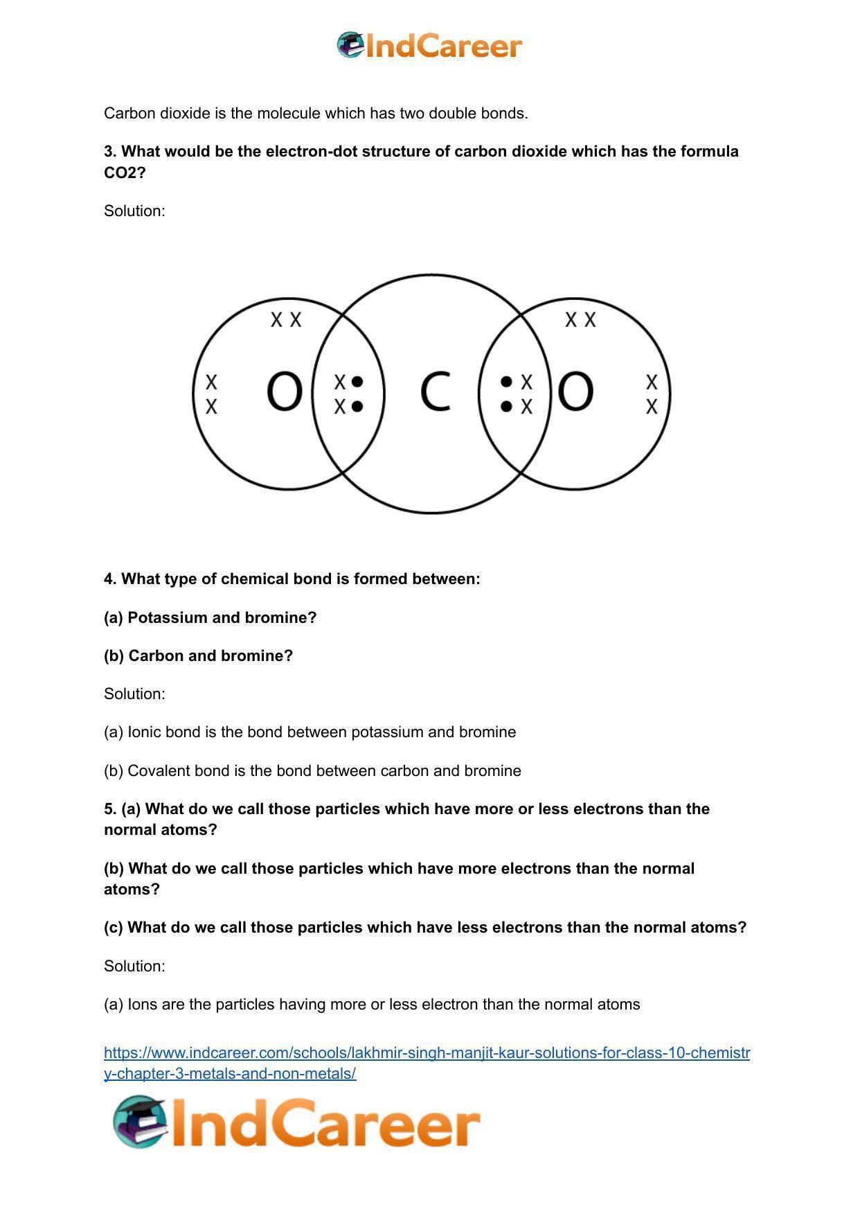 Lakhmir Singh Manjit Kaur Solutions for Class 10 Chemistry: Chapter 3- Metals and Non-Metals - Page 30