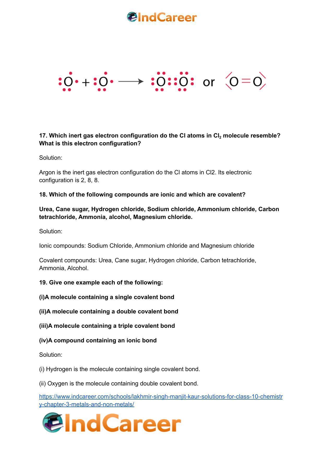 Lakhmir Singh Manjit Kaur Solutions for Class 10 Chemistry: Chapter 3- Metals and Non-Metals - Page 35