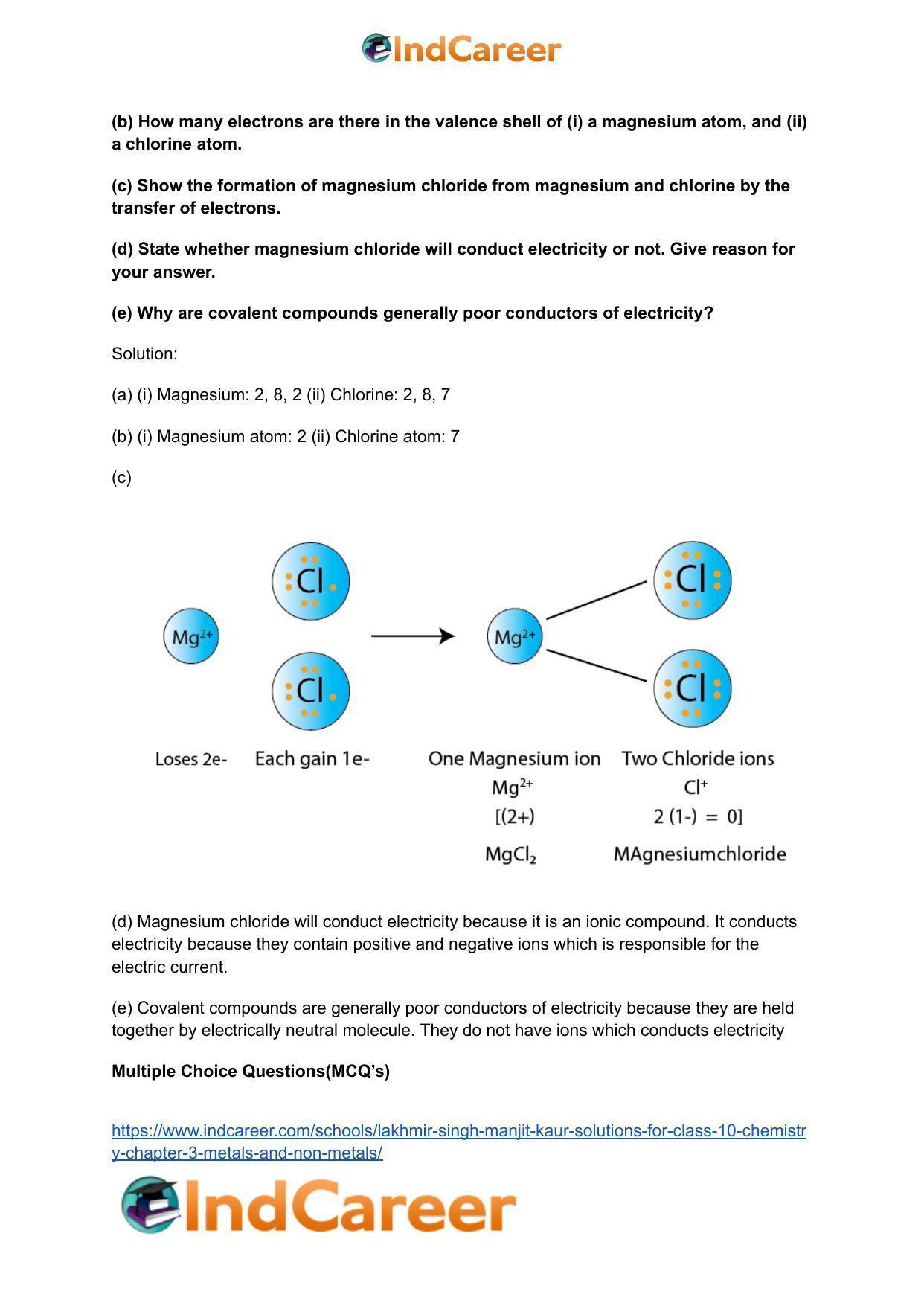 Lakhmir Singh Manjit Kaur Solutions for Class 10 Chemistry: Chapter 3- Metals and Non-Metals - Page 48