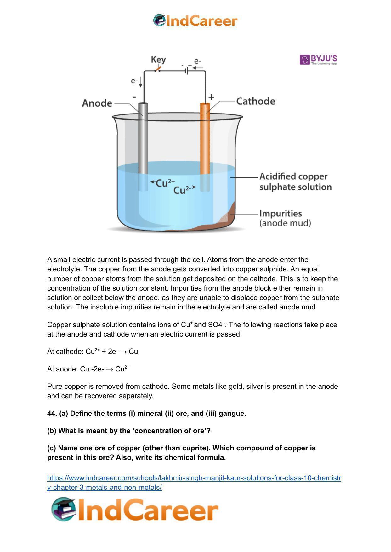 Lakhmir Singh Manjit Kaur Solutions for Class 10 Chemistry: Chapter 3- Metals and Non-Metals - Page 65