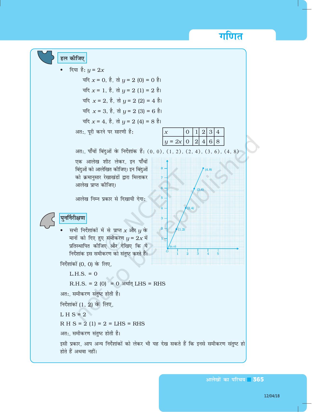NCERT Exemplar Class 8: गणित यूनिट 12(आलेखों का परिचय ) - Page 7
