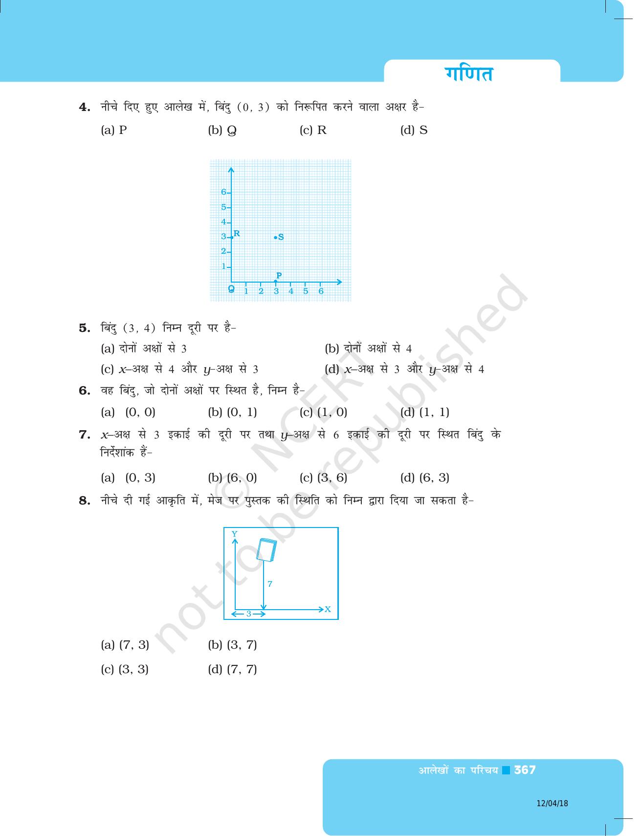 NCERT Exemplar Class 8: गणित यूनिट 12(आलेखों का परिचय ) - Page 9