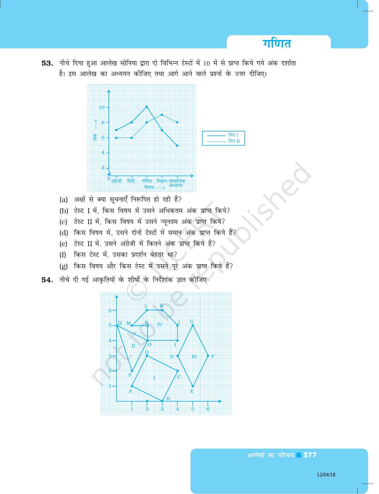 NCERT Exemplar Class 8: गणित यूनिट 12(आलेखों का परिचय ) - Page 19