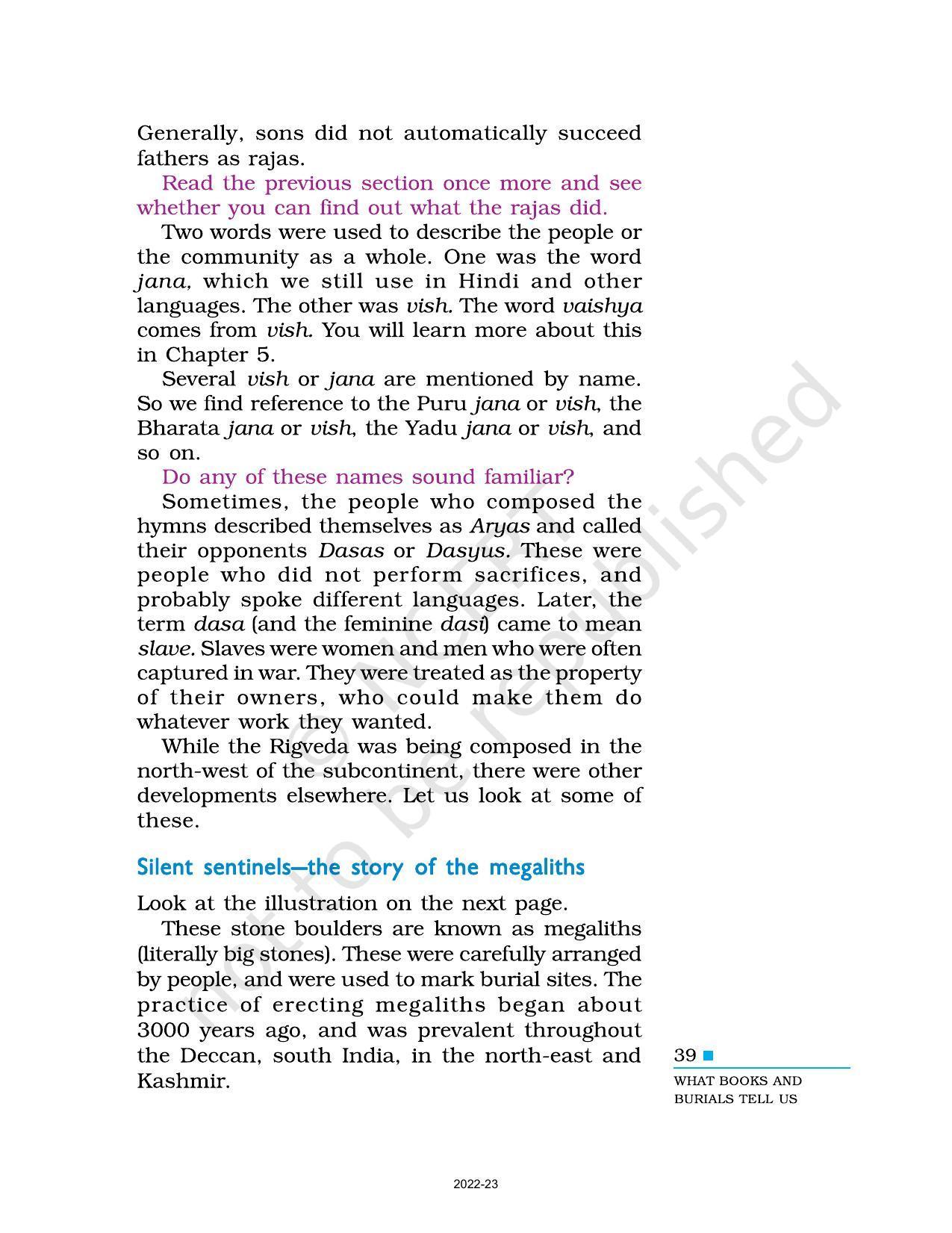 NCERT Book for Class 6 Social Science(History) : Chapter 4-In the Earliest Cities - Page 5