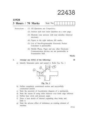 MSBTE Question Paper - 2019 - TOM