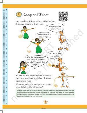 NCERT Book for Class 3 Maths Chapter 4-Long and Short