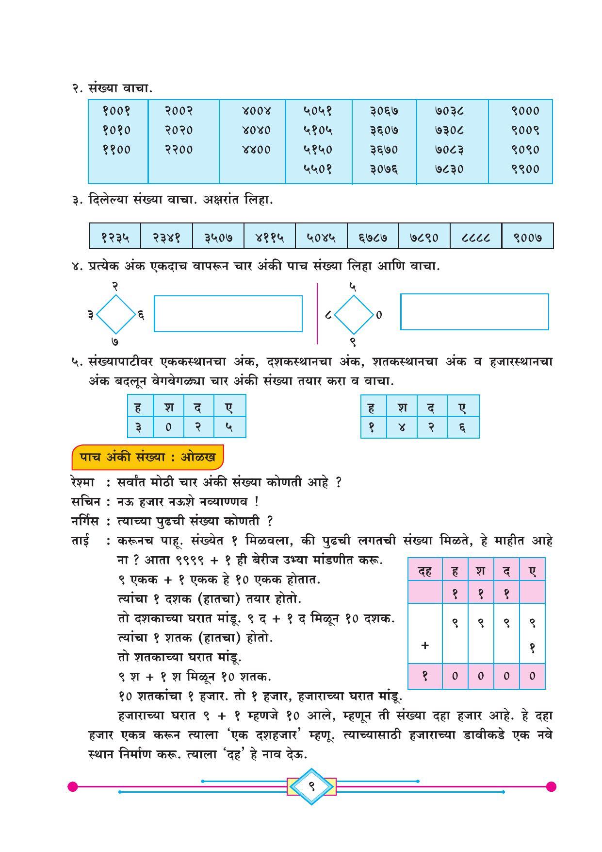 Maharashtra Board Class 4 Ganit (Marathi Medium) Textbook - Page 19