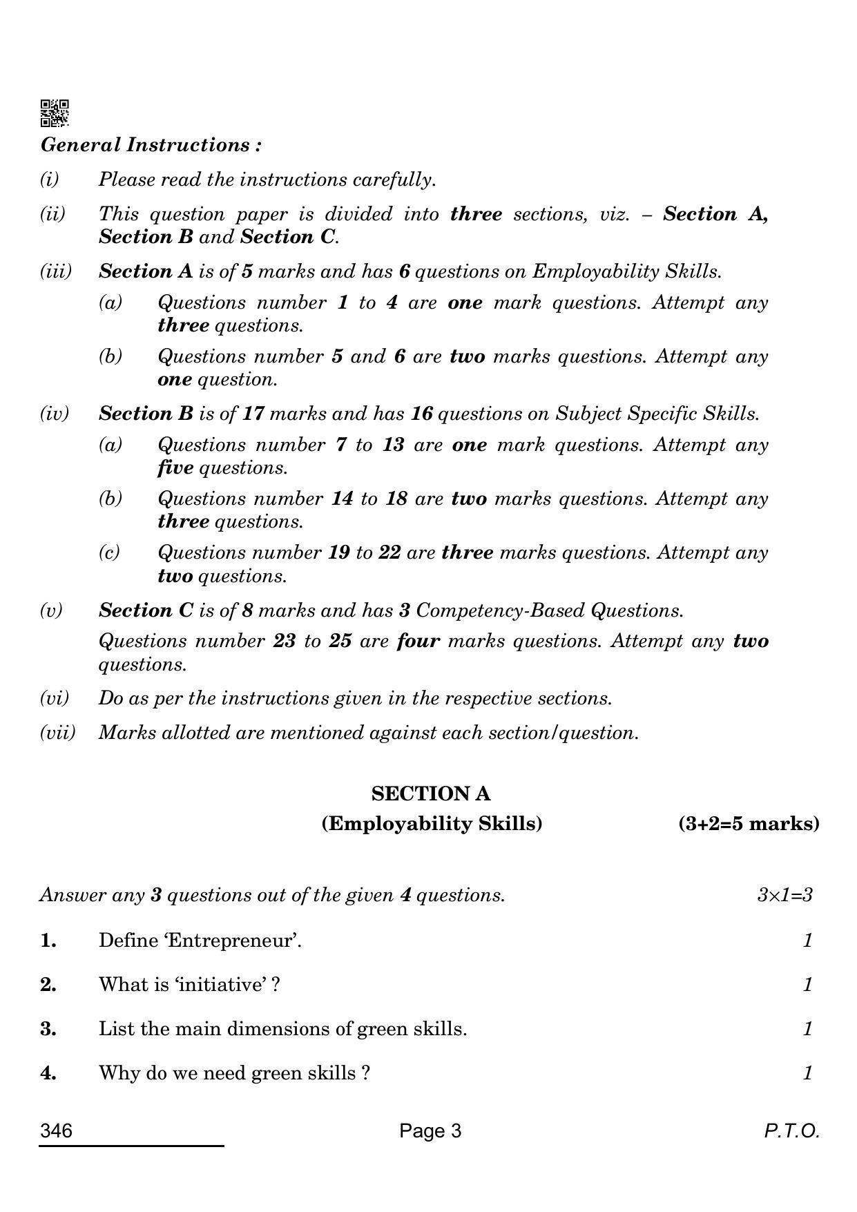 CBSE Class 12 346_Taxation 2022 Question Paper - Page 3
