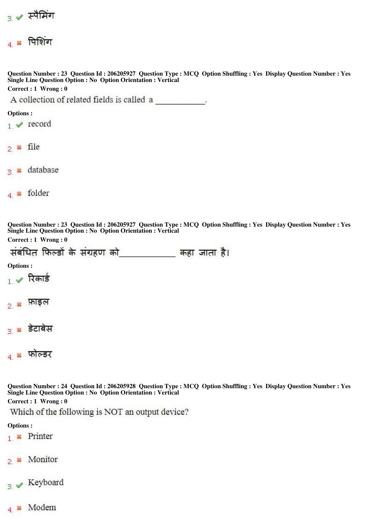 MP CPCT 18th February 2018 CPCT Question Paper Shift 1 - Page 16