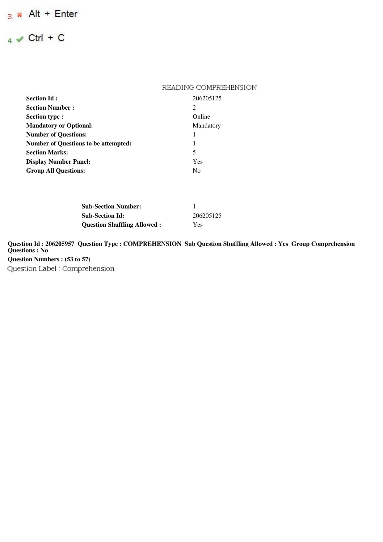 MP CPCT 18th February 2018 CPCT Question Paper Shift 1 - Page 35