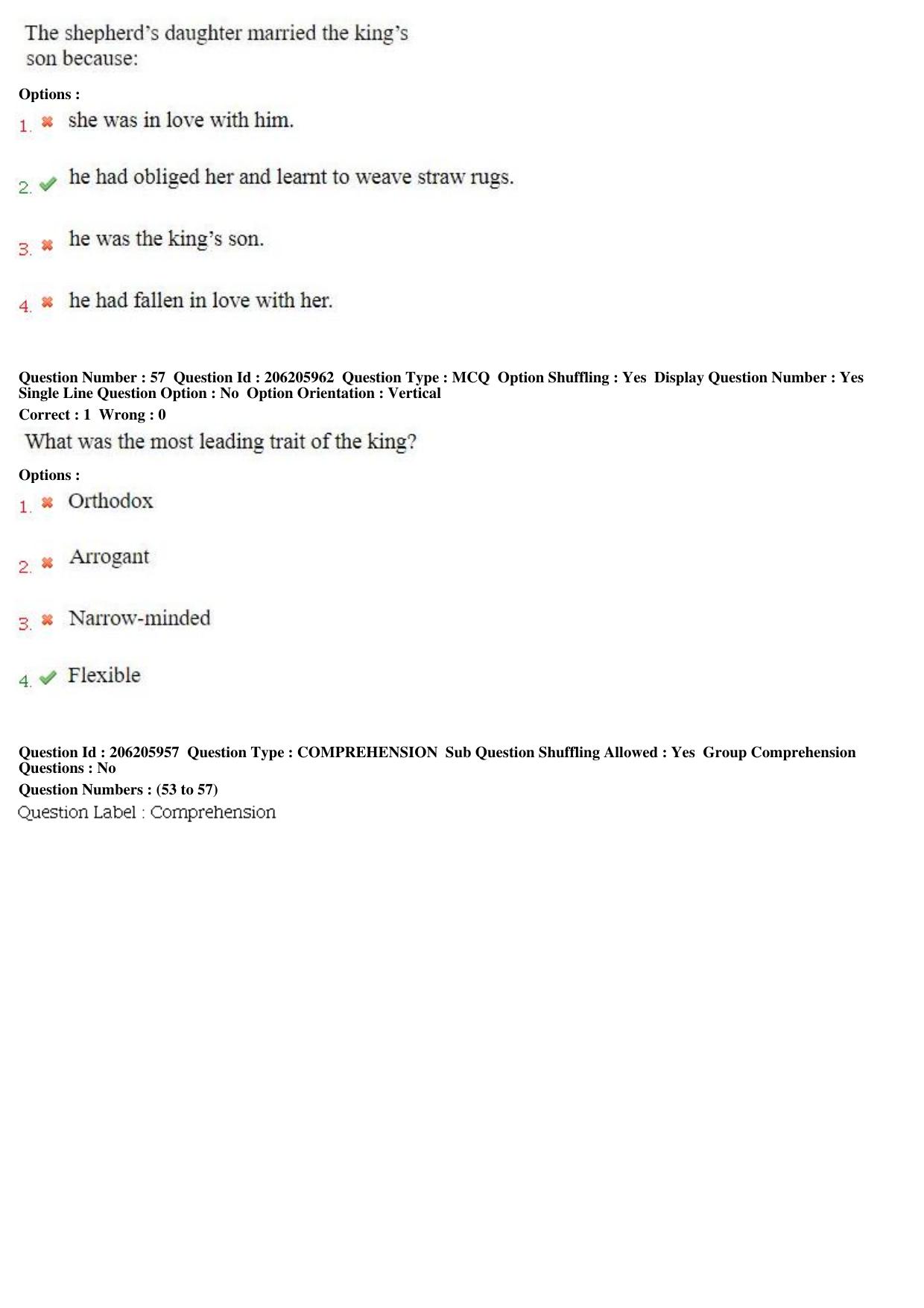 MP CPCT 18th February 2018 CPCT Question Paper Shift 1 - Page 38