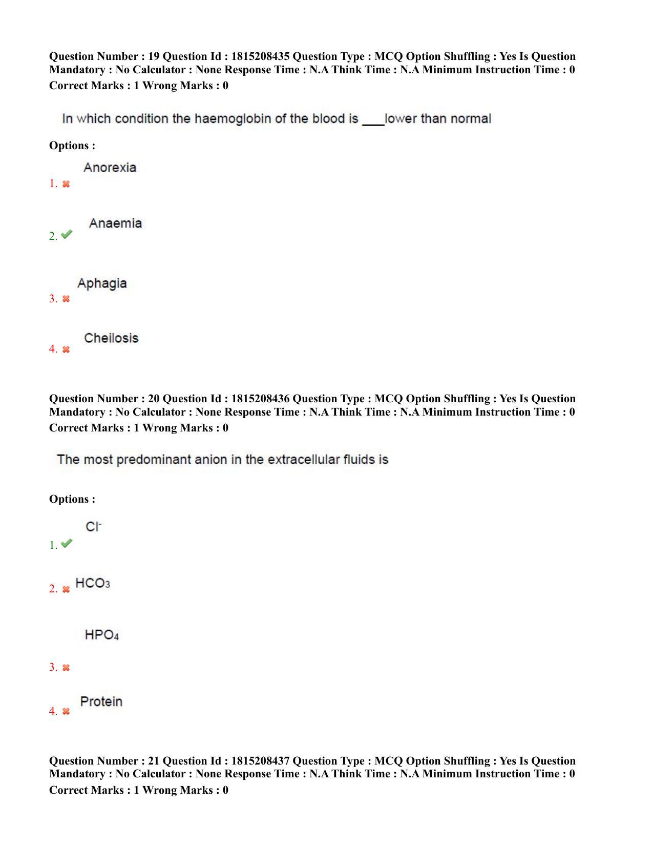 TS CPGET 2023 M Sc Food Science and Technology (Shift 3) Question Paper with Answer Key - Page 11