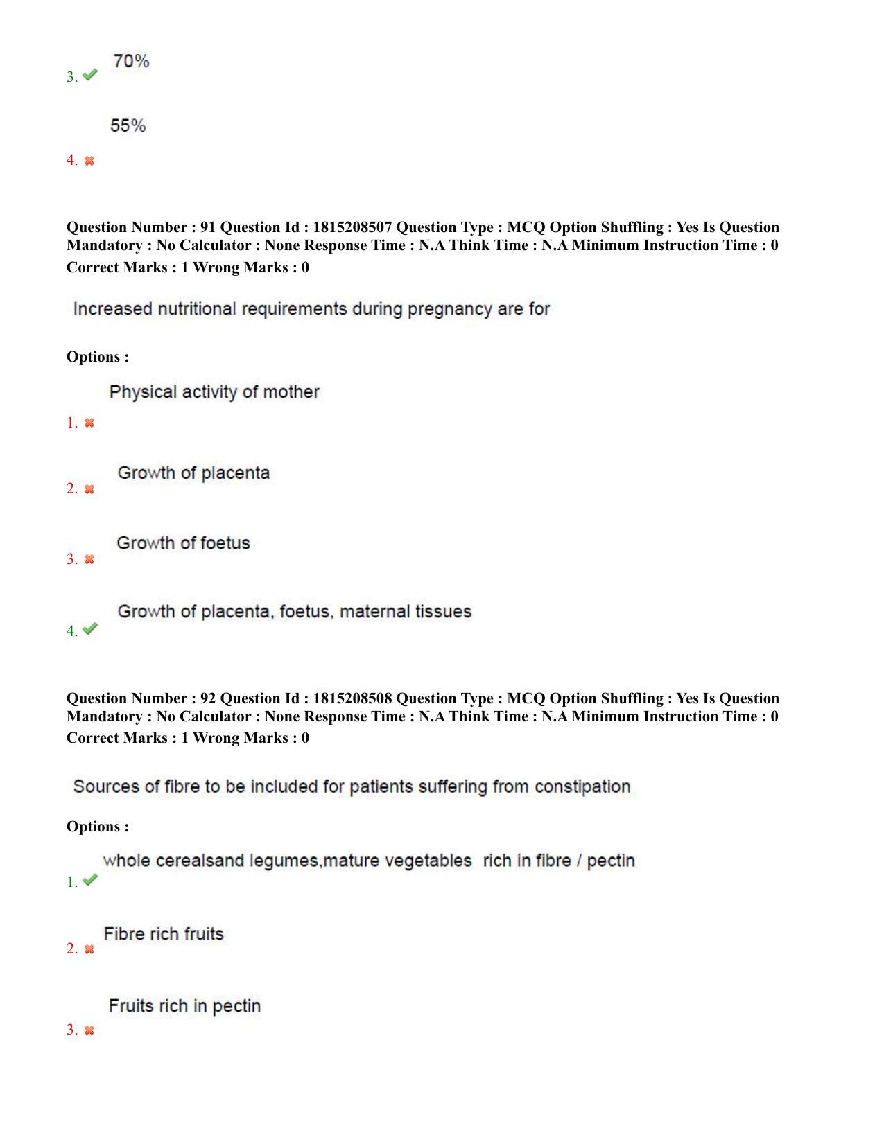 TS CPGET 2023 M Sc Food Science and Technology (Shift 3) Question Paper with Answer Key - Page 45