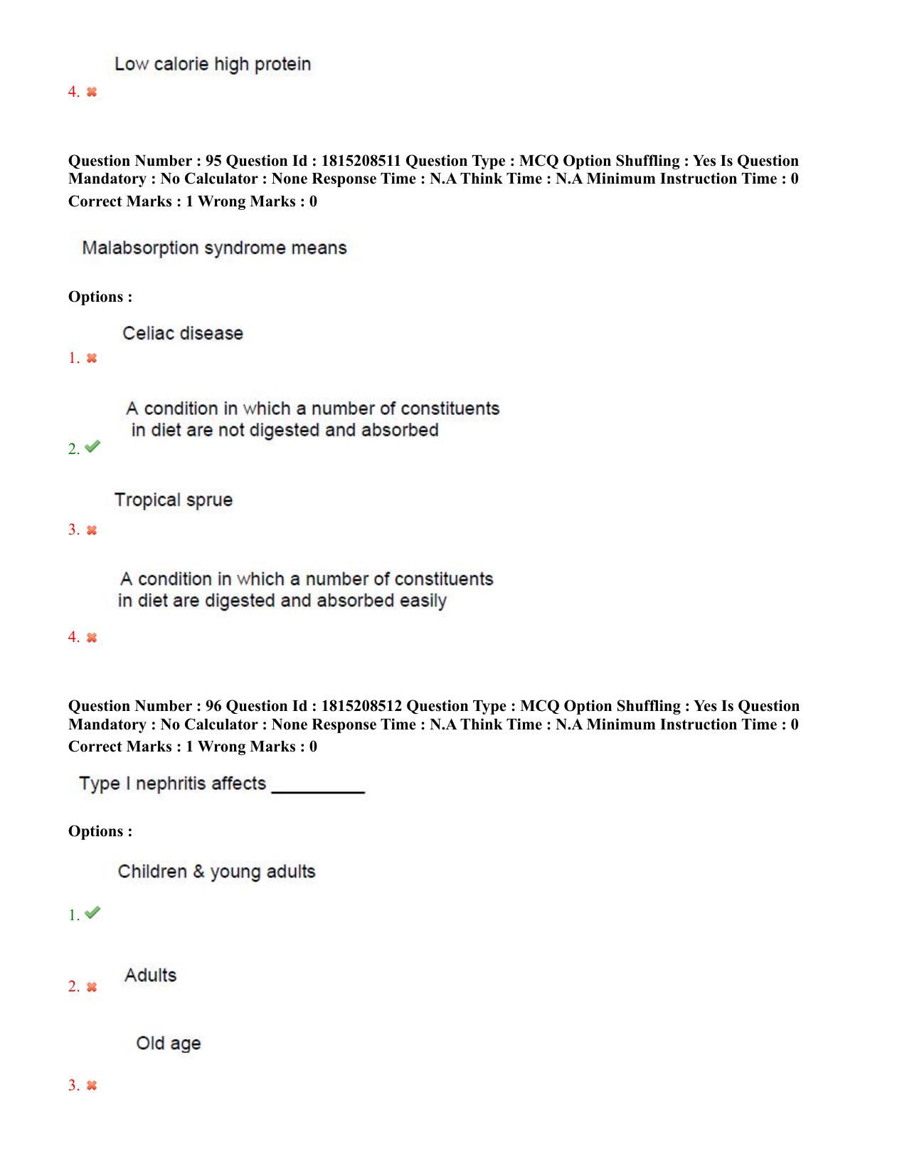 TS CPGET 2023 M Sc Food Science and Technology (Shift 3) Question Paper with Answer Key - Page 47