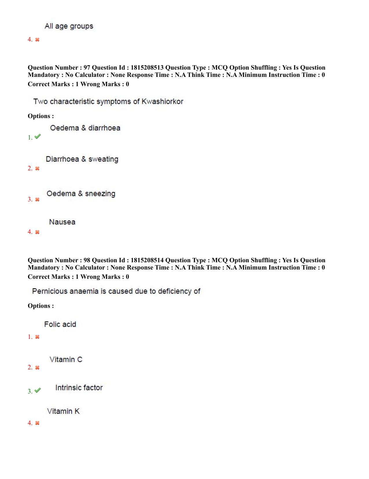 TS CPGET 2023 M Sc Food Science and Technology (Shift 3) Question Paper with Answer Key - Page 48