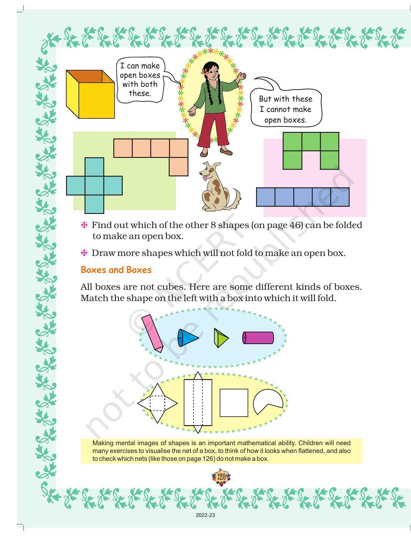 NCERT Book for Class 5 Maths Chapter 9 Boxes and Sketches - Page 3
