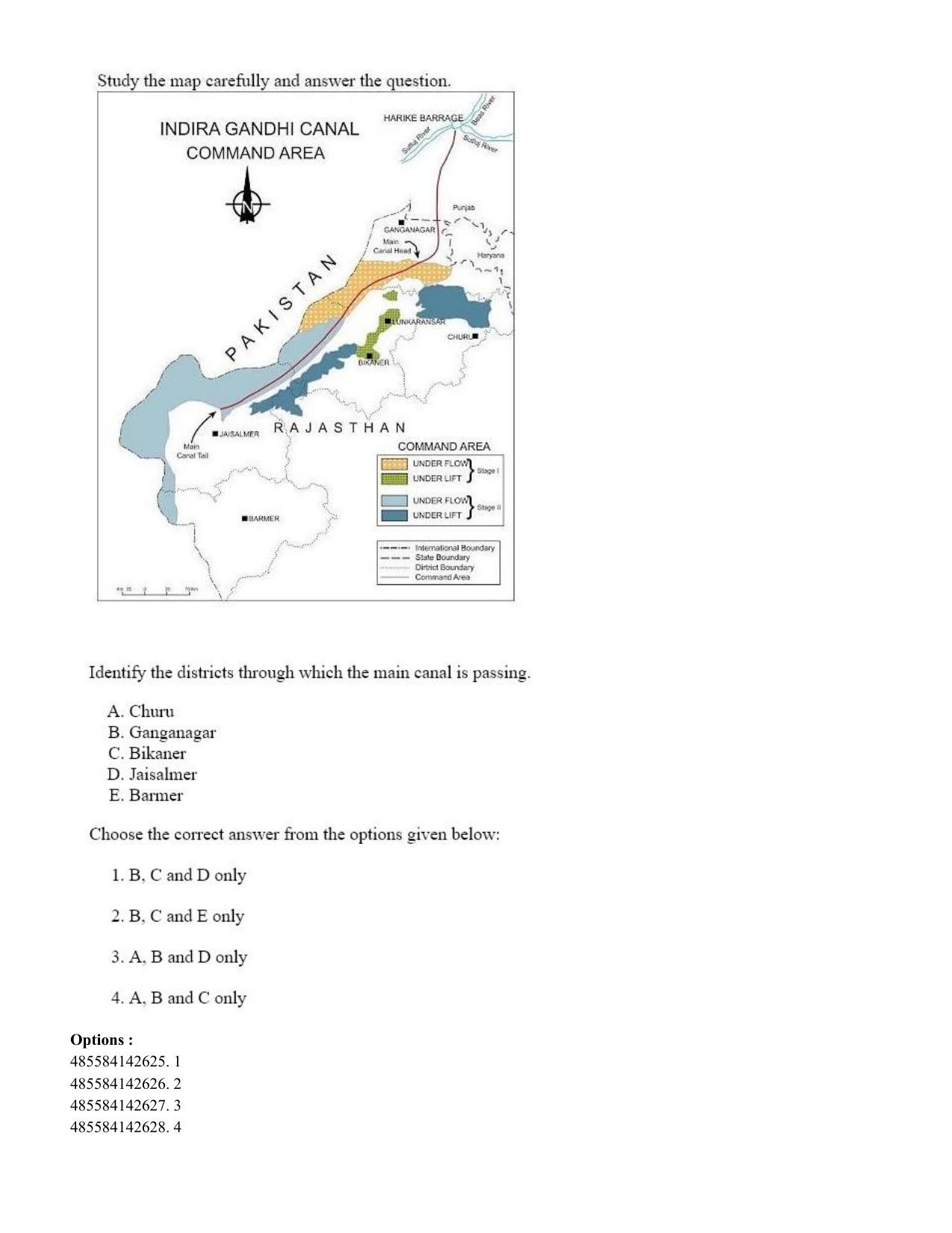 CUET 2023 Domestic Shift 1 Question Papers - 20 June 2023 - Page 172