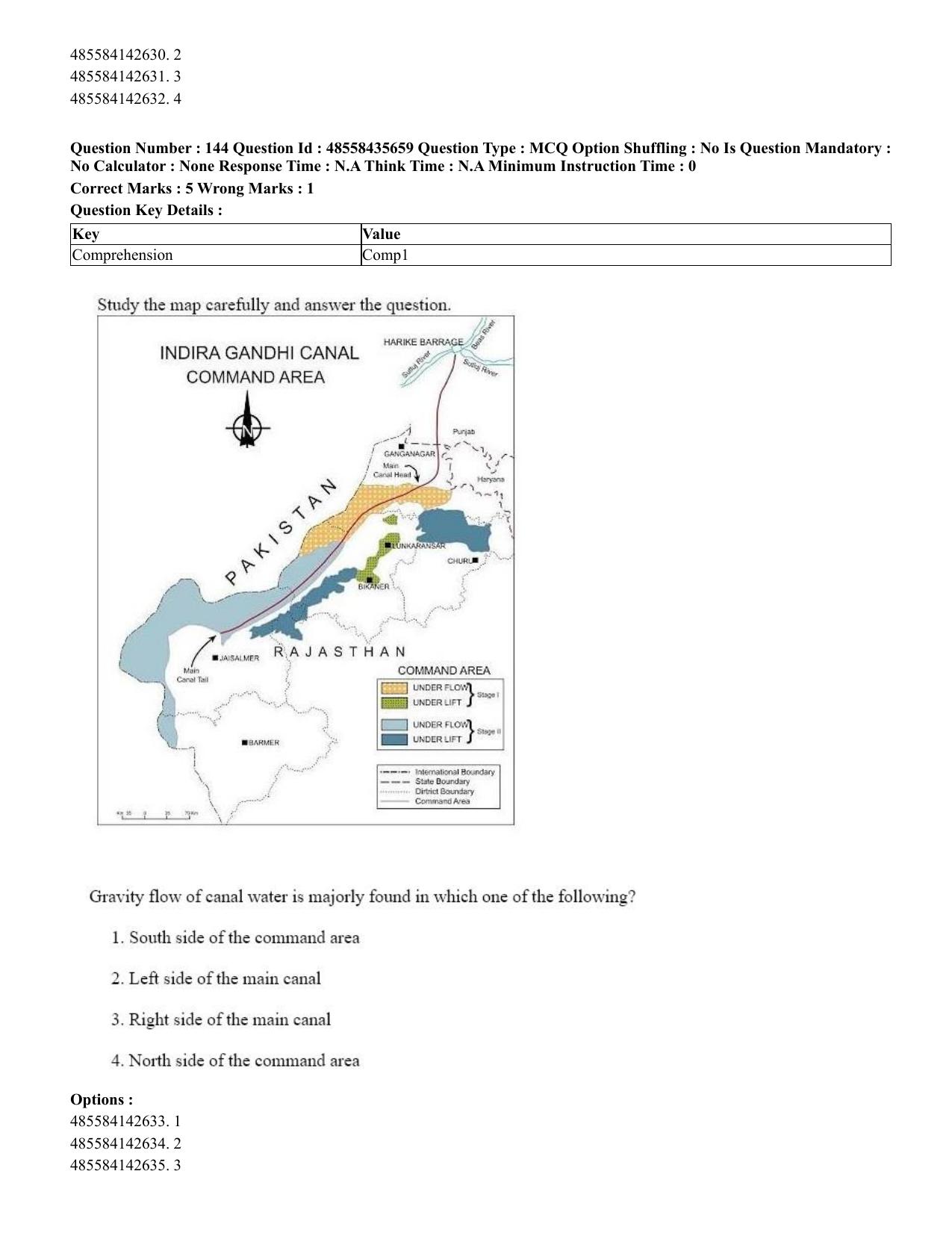 CUET 2023 Domestic Shift 1 Question Papers - 20 June 2023 - Page 177