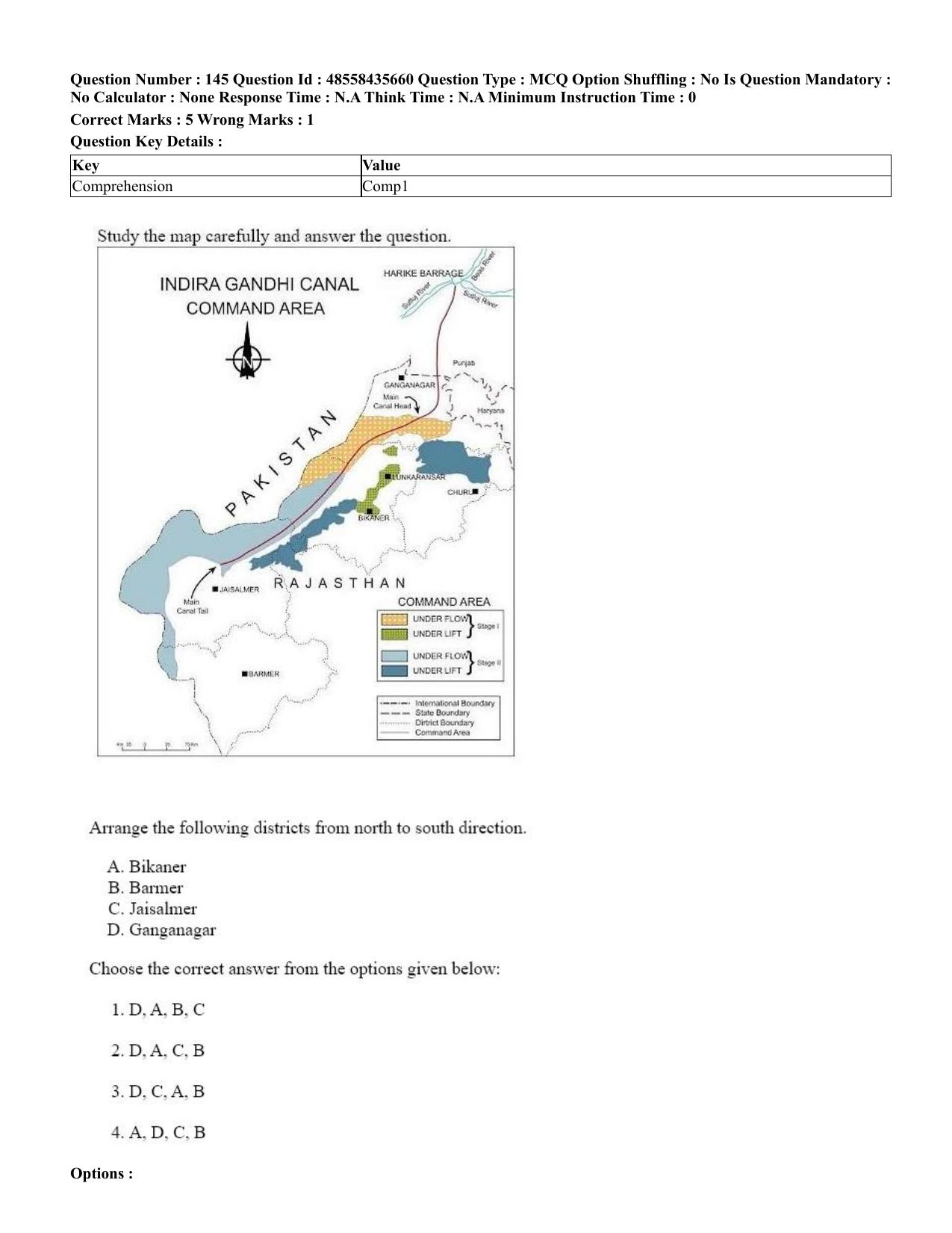 CUET 2023 Domestic Shift 1 Question Papers - 20 June 2023 - Page 179