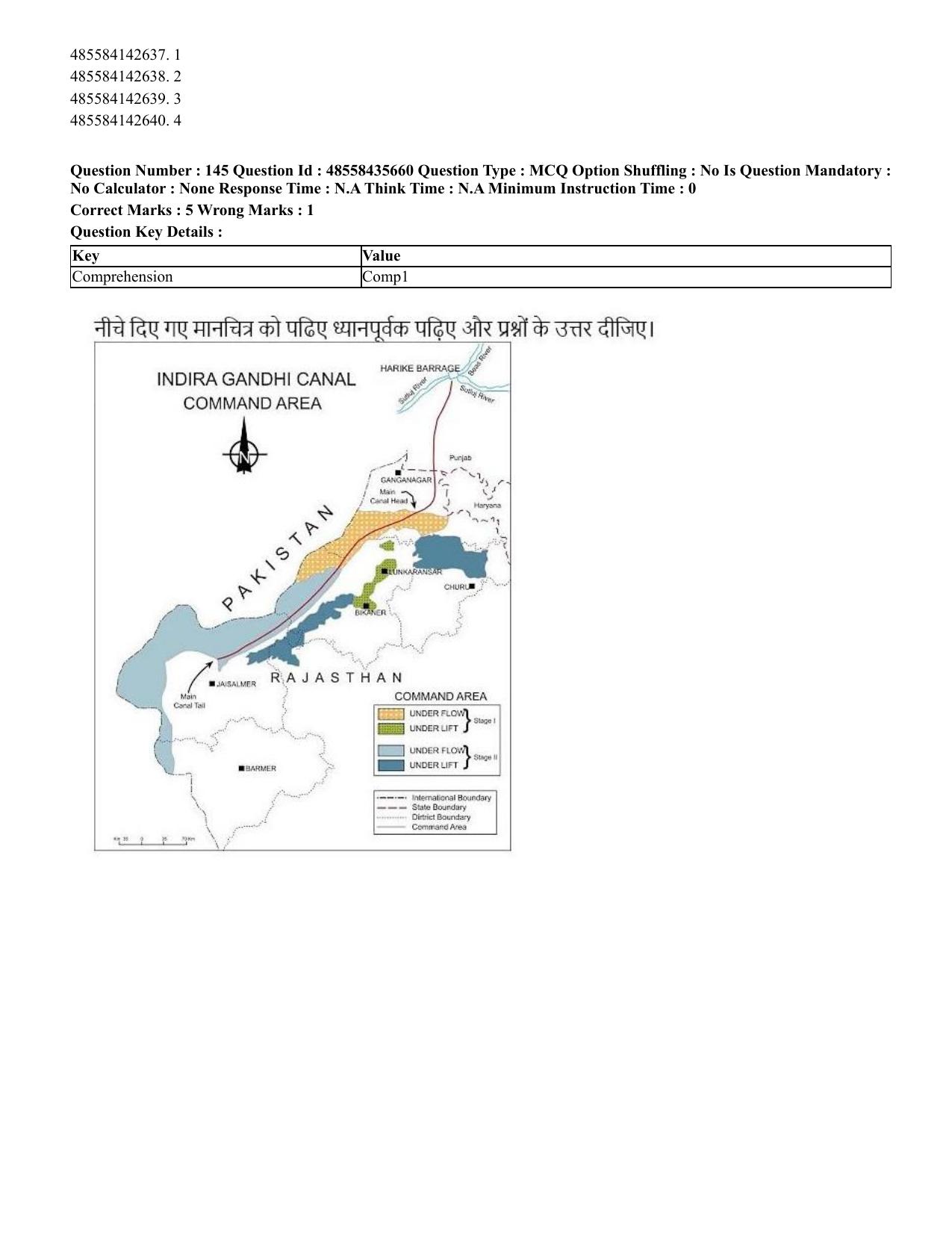 CUET 2023 Domestic Shift 1 Question Papers - 20 June 2023 - Page 180