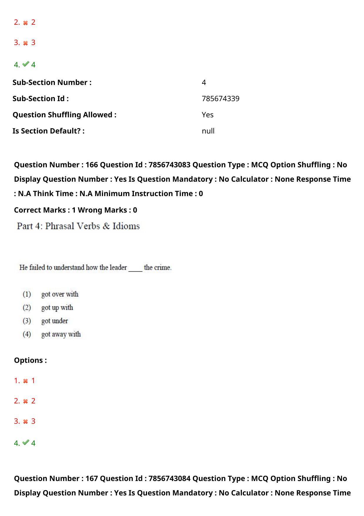 TS ICET 2023 26th May 2023 Forenoon - PRELIMINARY Question Papers - Page 165