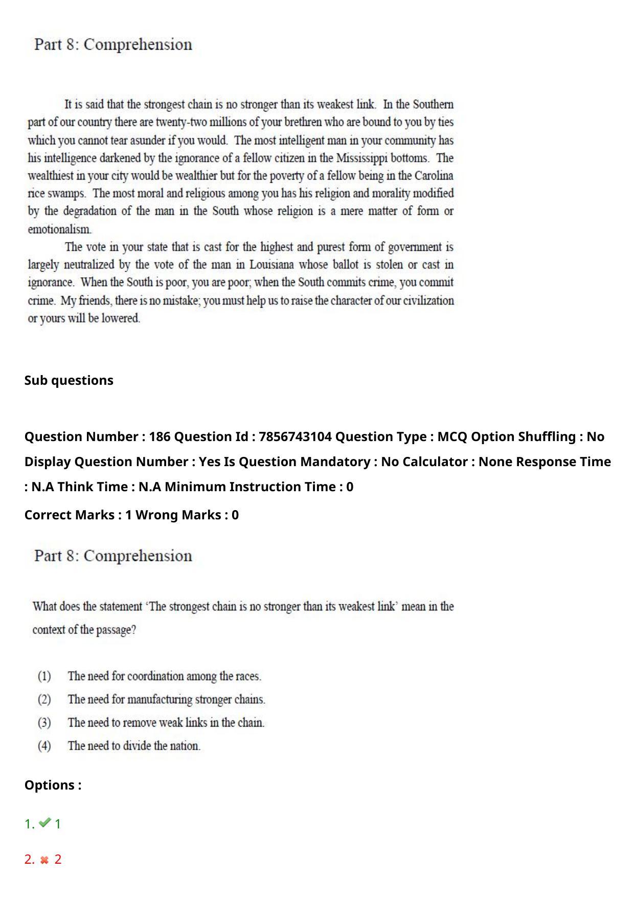 TS ICET 2023 26th May 2023 Forenoon - PRELIMINARY Question Papers - Page 179