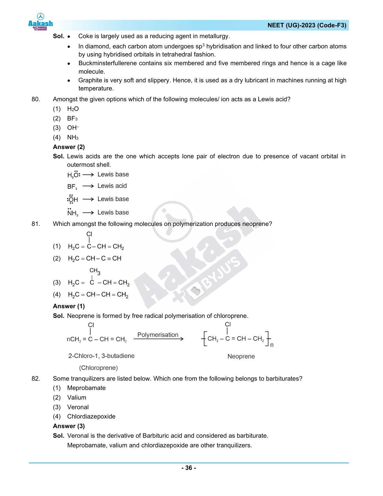 NEET 2023 Question Paper F3 - Page 36