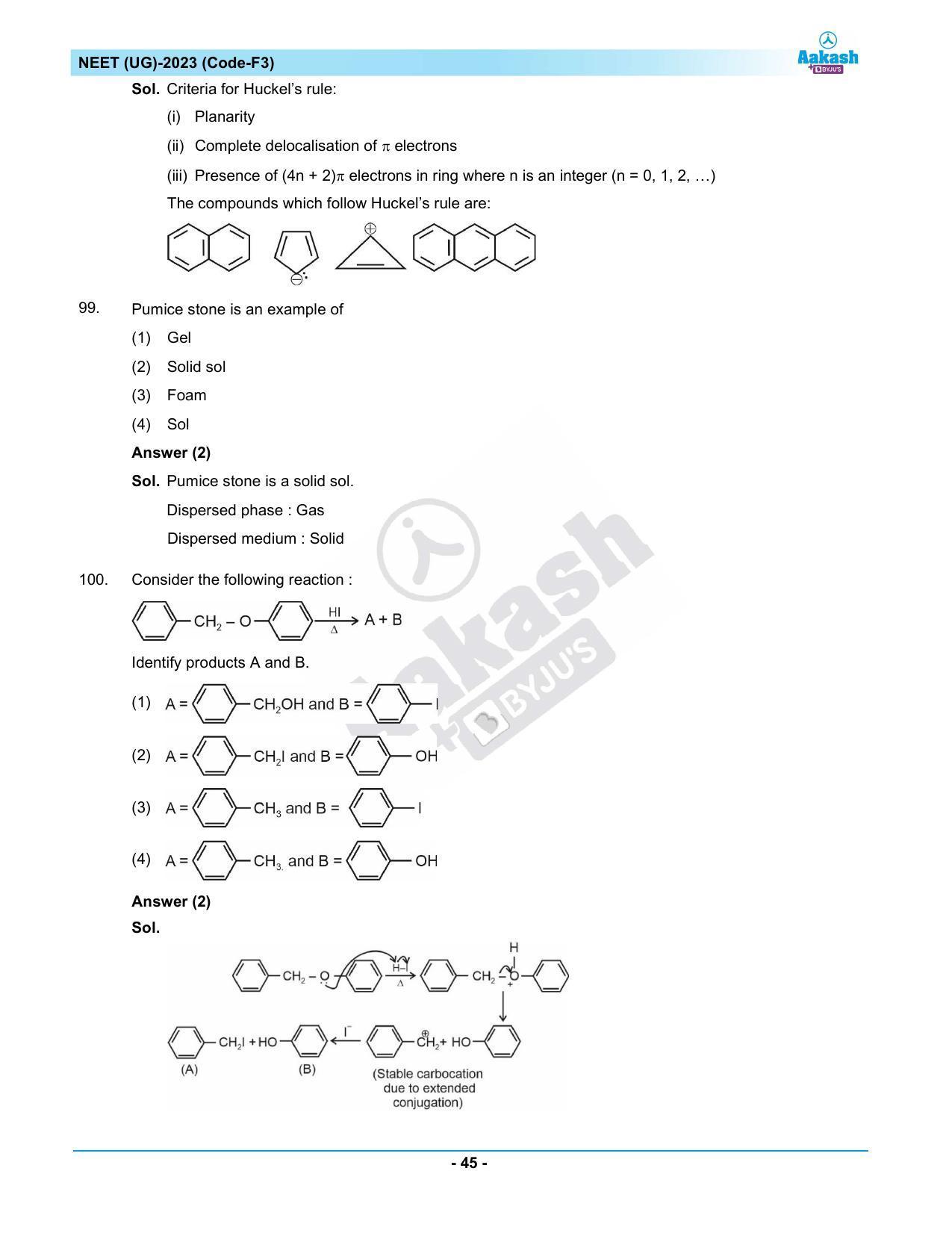 NEET 2023 Question Paper F3 - Page 45