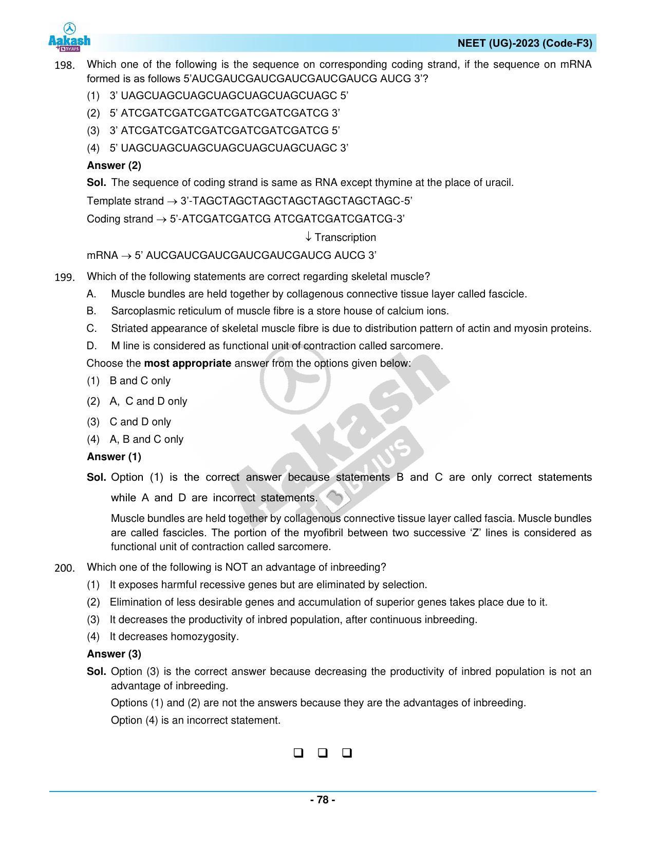 NEET 2023 Question Paper F3 - Page 78